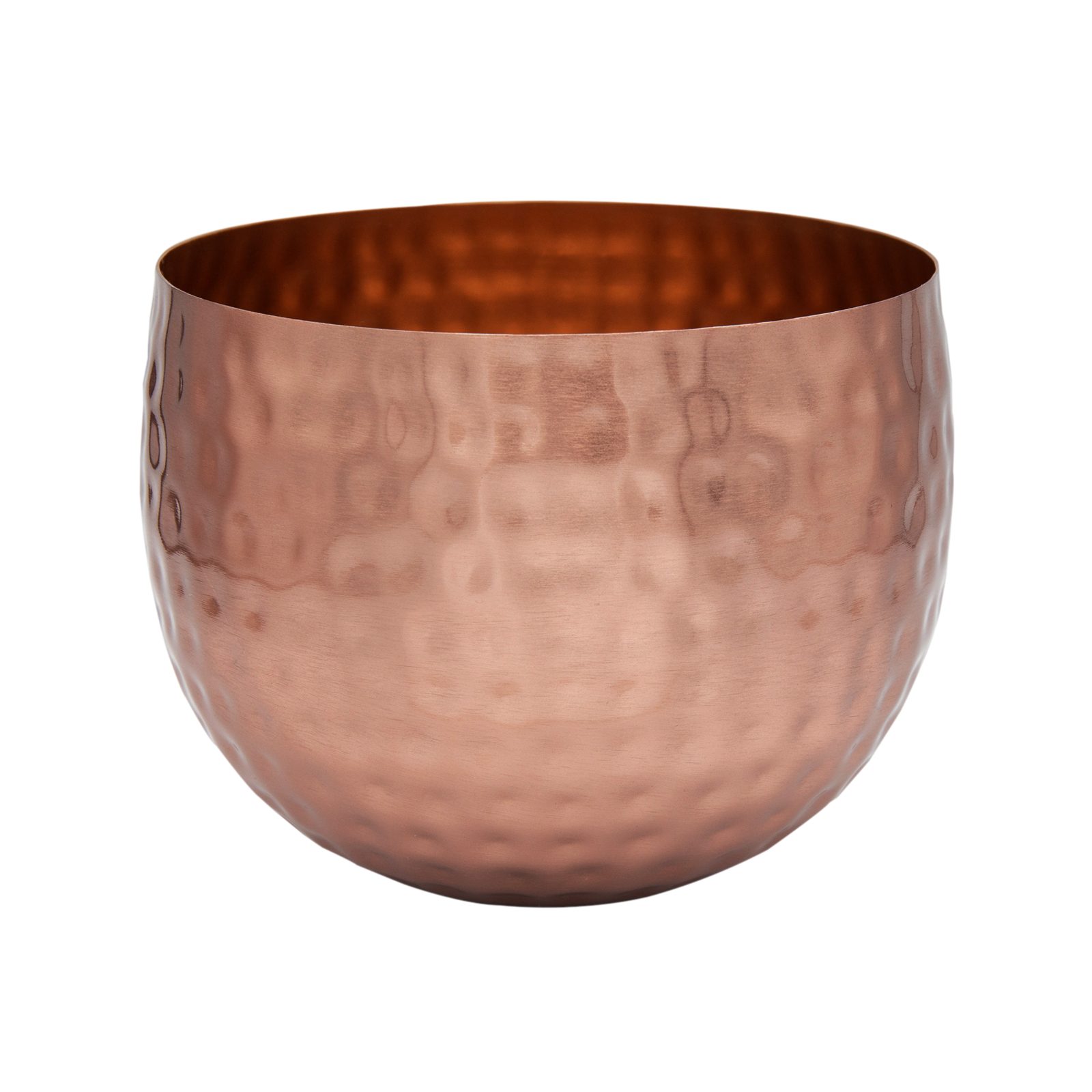 LaLe Living Blumentopf Baha gehämmert in Kupfer und Gold, Ø13,5 cm, aus Eis günstig online kaufen