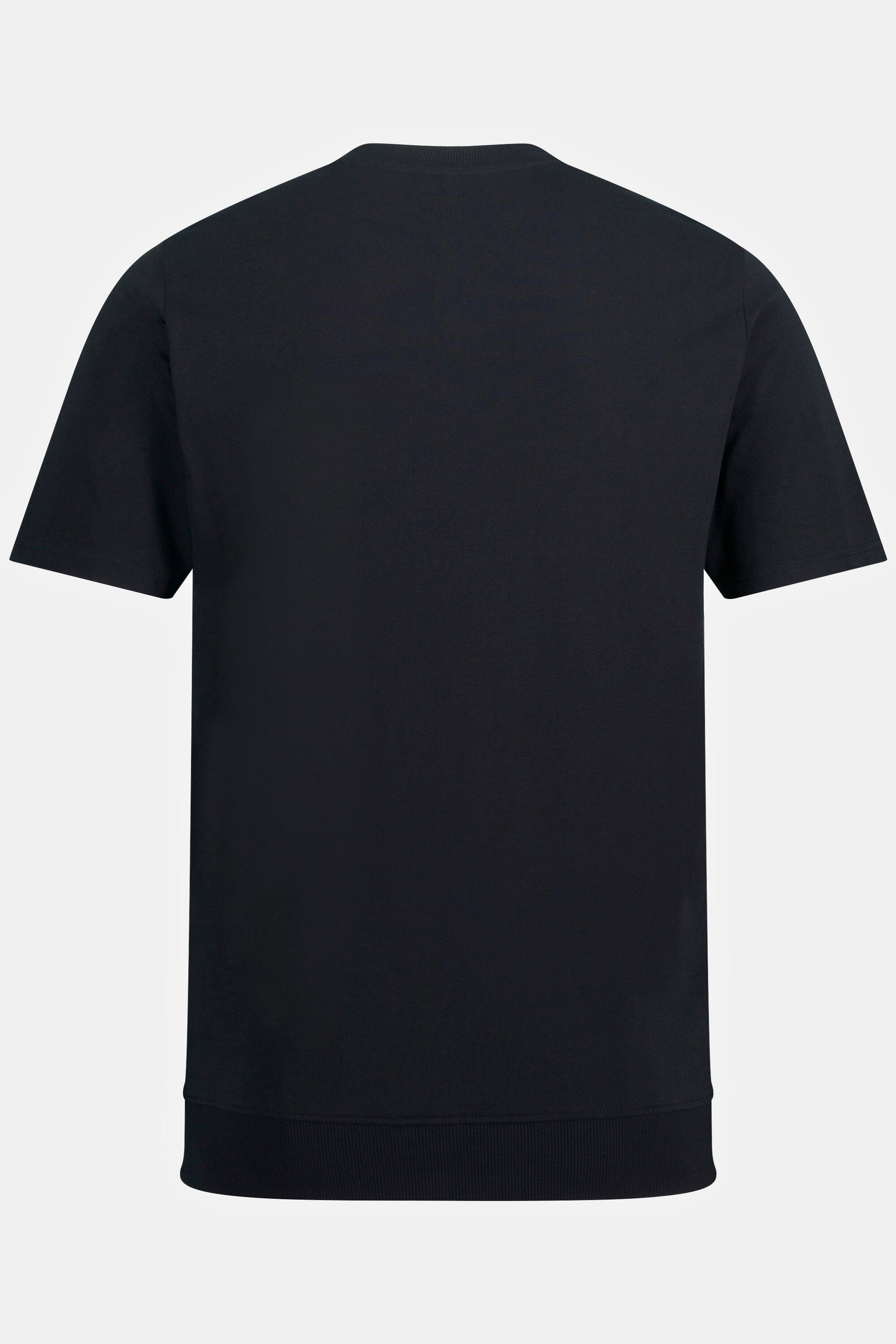 bis Rundhals Halbarm Bauchfit XL 8 schwarz T-Shirt JP1880 Henley