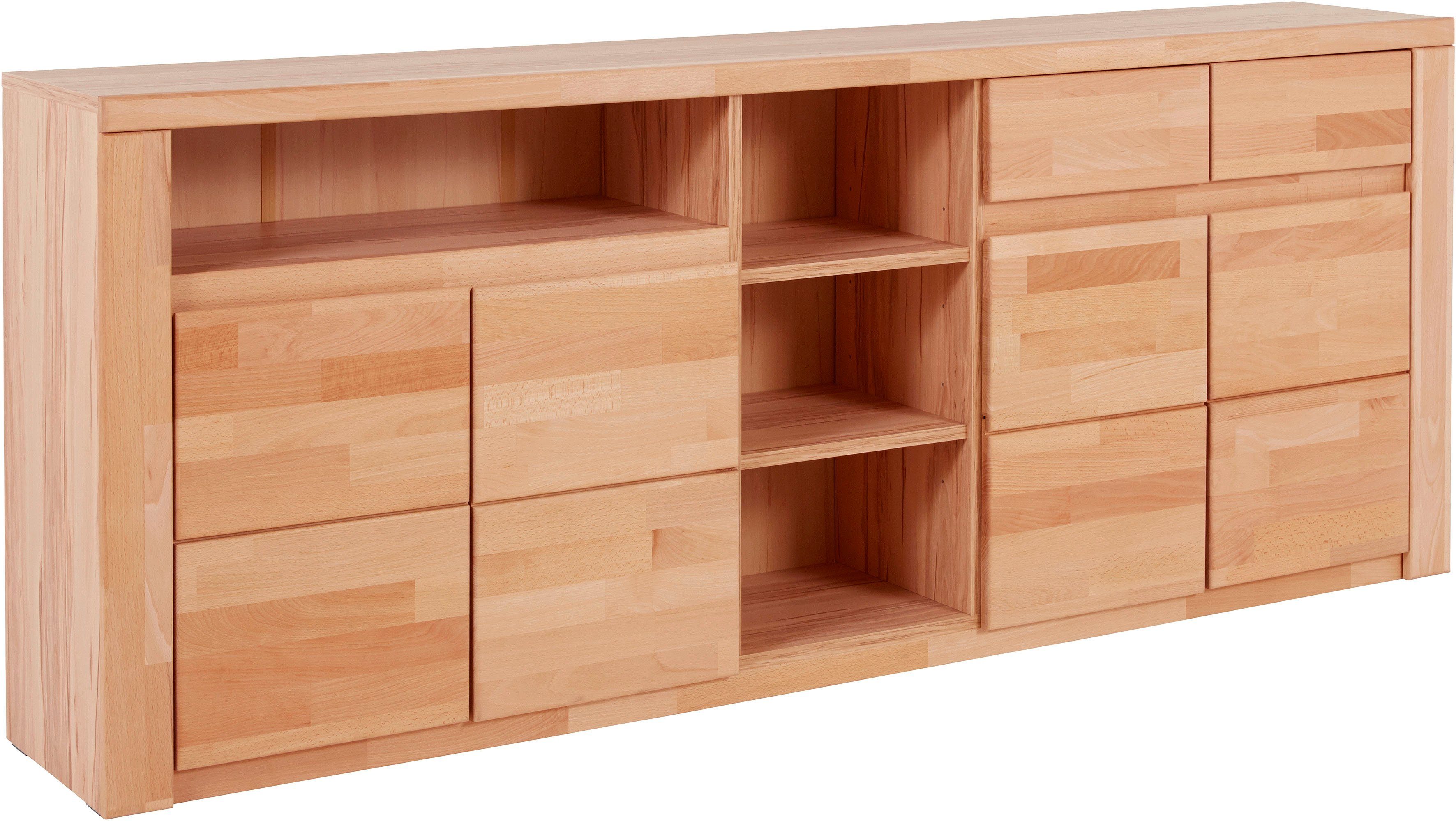 Home affaire Sideboard "Burani", grifflose Optik günstig online kaufen
