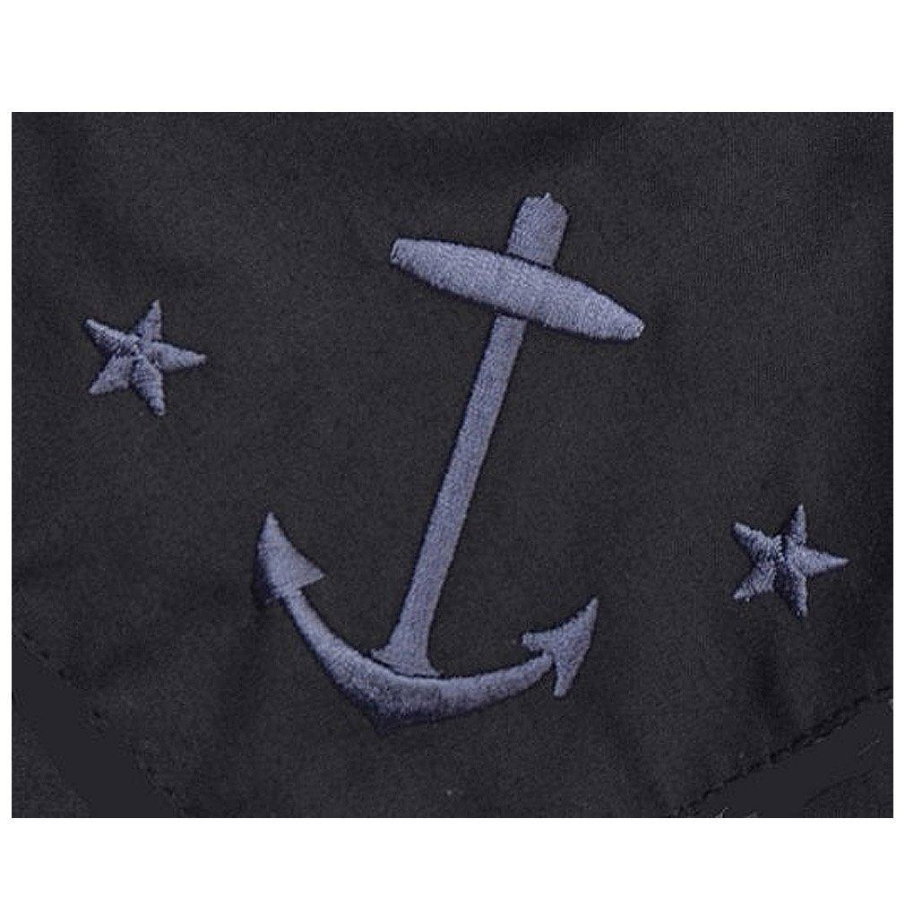 Steady Clothing Kurzarmhemd Black Anchor Western Shirt Vintage Retro