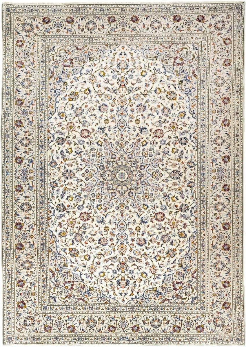 Orientteppich Keshan 249x346 Handgeknüpfter Orientteppich / Perserteppich, Nain Trading, rechteckig, Höhe: 12 mm