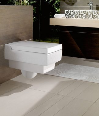Villeroy & Boch WC-Sitz Memento, WC-Sitz mit Absenkautomatik und Quick Release - Weiß Alpin