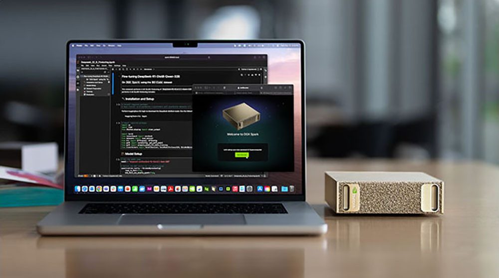 Nvidia DGX Spark Mini-PC (Nvidia, NVIDIA Blackwell Architecture, 128 GB ...