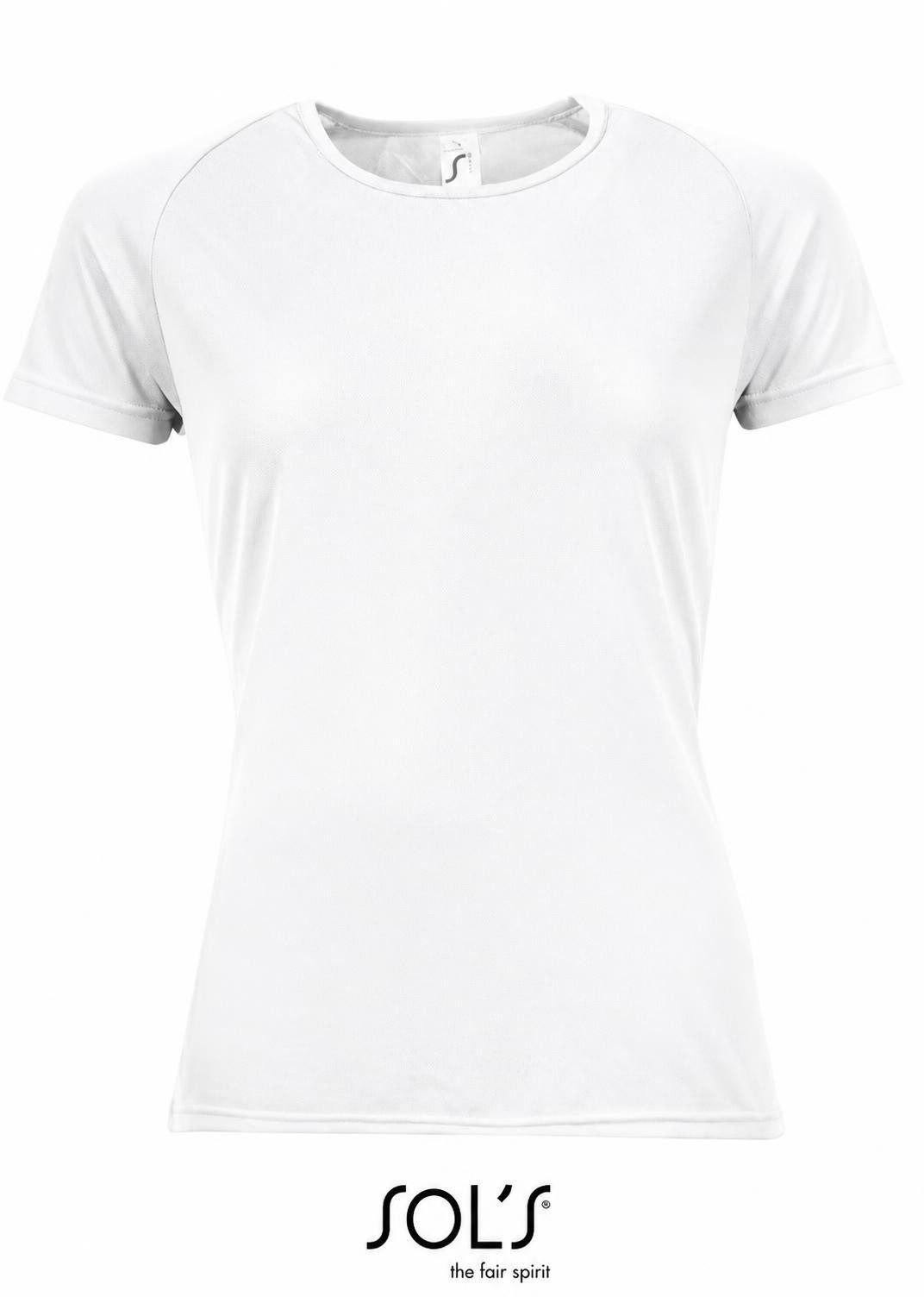 SOLS Trainingsshirt Damen Raglan Sport T-Shirt + Längerer Rücken
