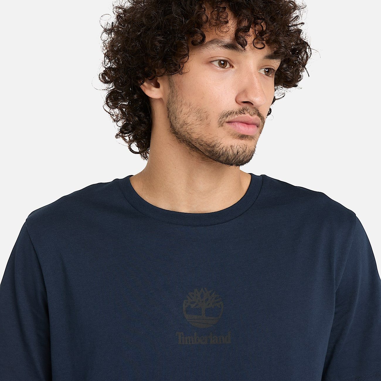 Timberland T-Shirt Print Stack Logo Short Sleeve Tee sportlicher Schnitt, Kurzarm, für Sportmode und Casualmode