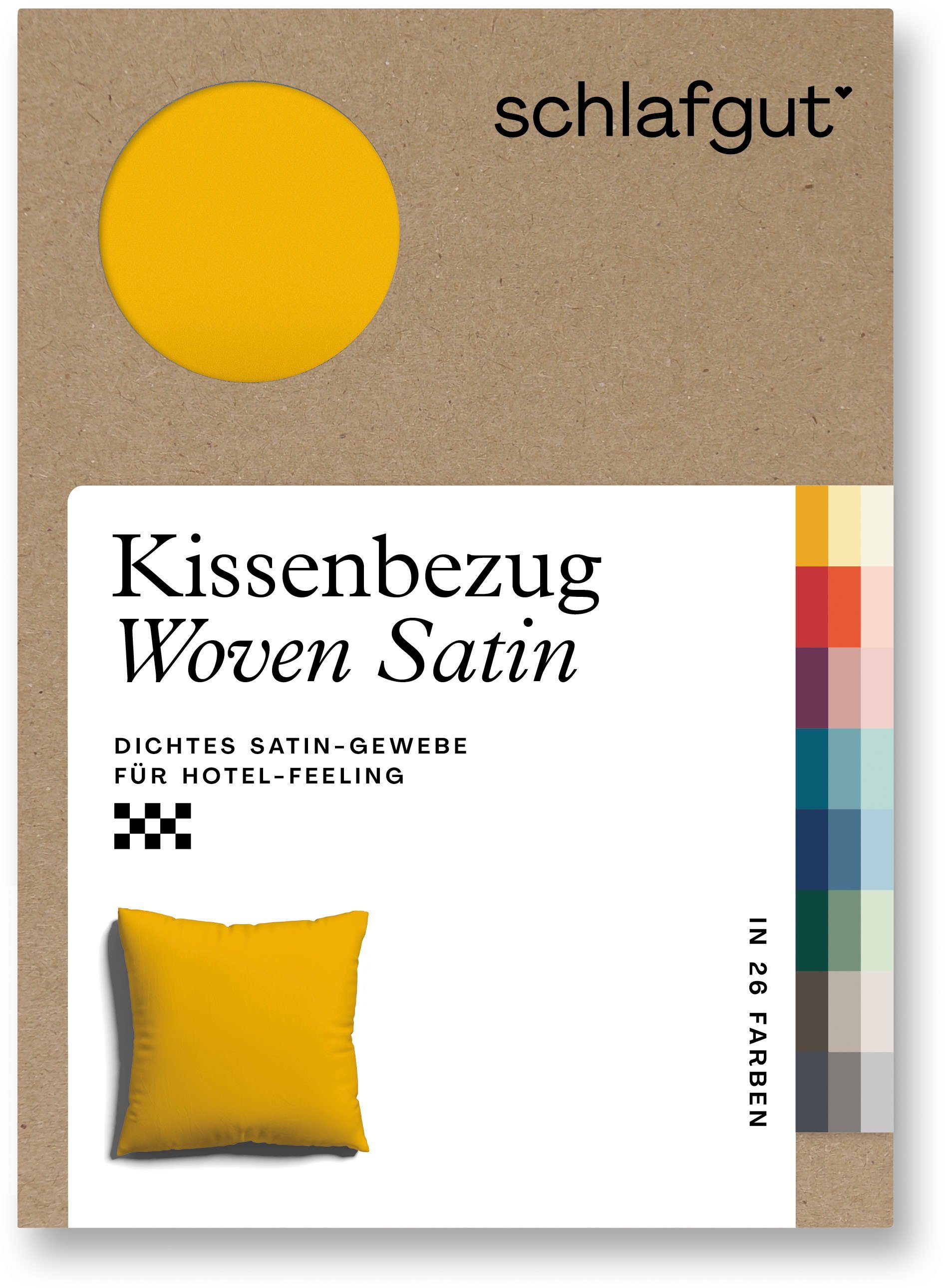 Schlafgut Kissenbezug Woven Satin aus Mako-Baumwolle, günstig online kaufen
