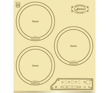 Kaiser Küchengeräte Backofen-Set EH 4796 ElfAD+KCT 4795 FI ElfAD/7, Retro Backofen Einbaubackofen 45 cm, Autark+Einbau Herd, 45 cm