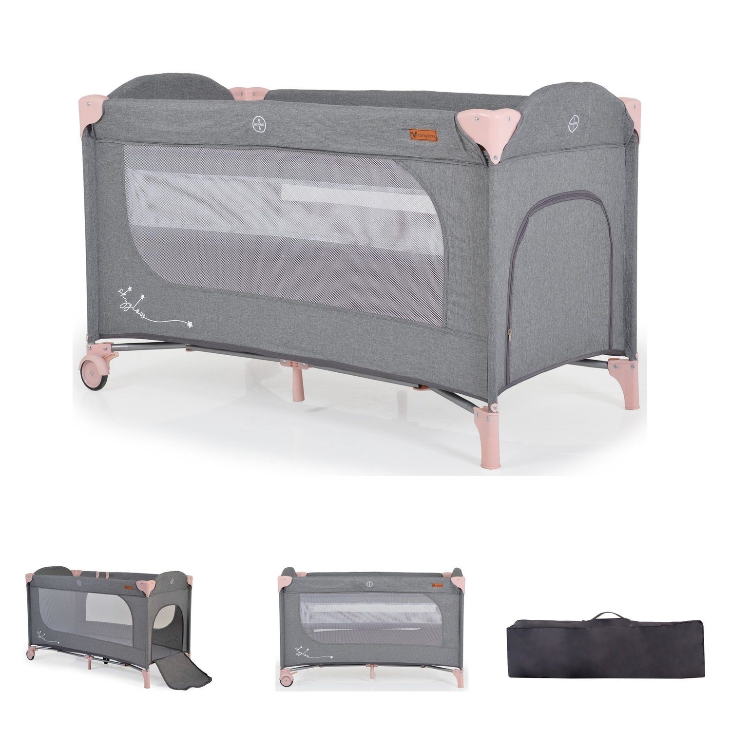 Baby-Reisebett Reisebett Skyglow 2 Ebenen