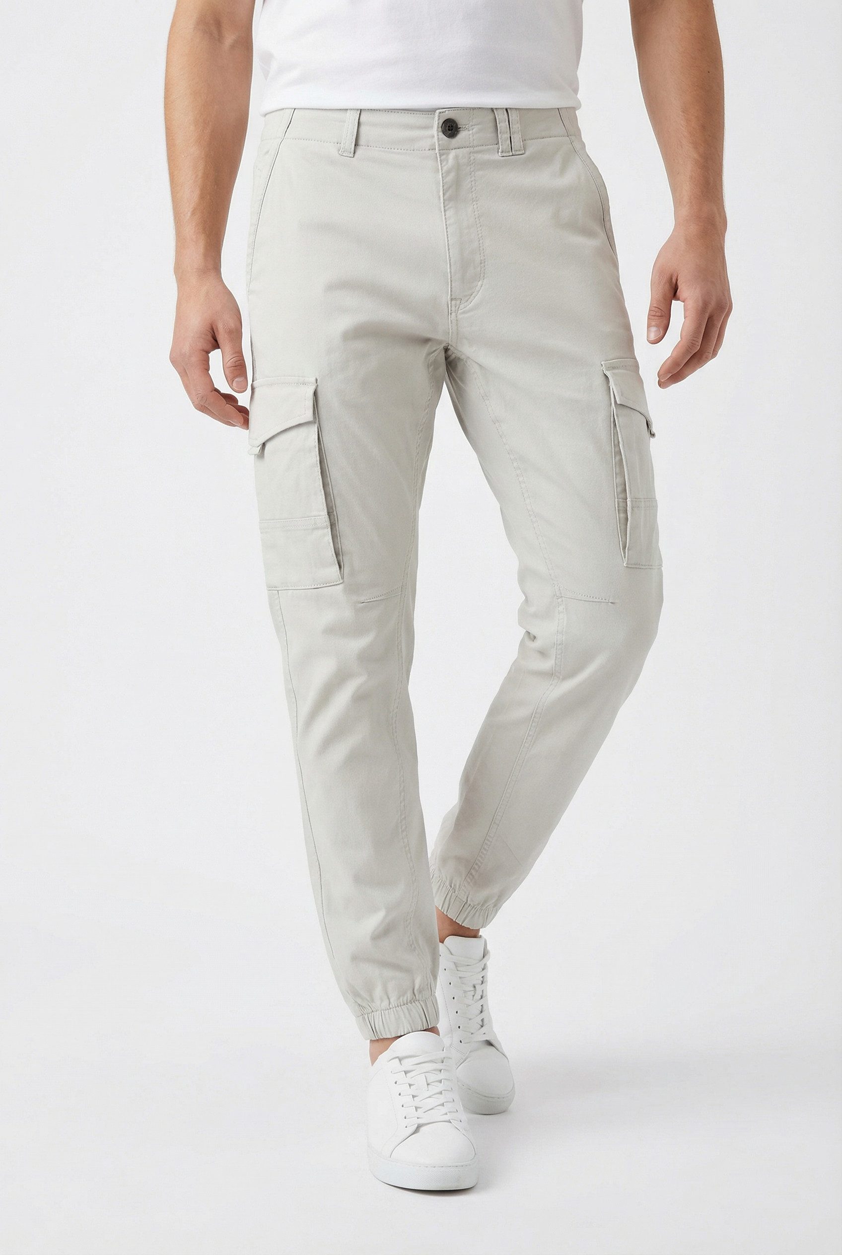 Jack & Jones Cargohose JPSTPAUL JJFLAKE CARGO NOOS Baumwollmischung, regular fit