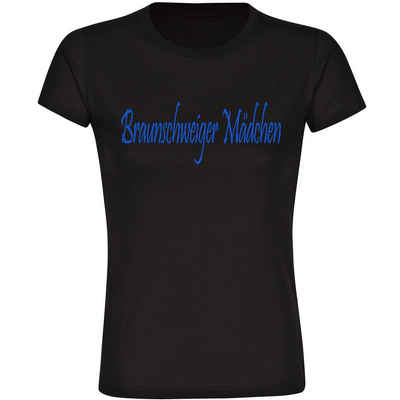 multifanshop T-Shirt Damen Braunschweig - Braunschweiger Mädchen - Frauen