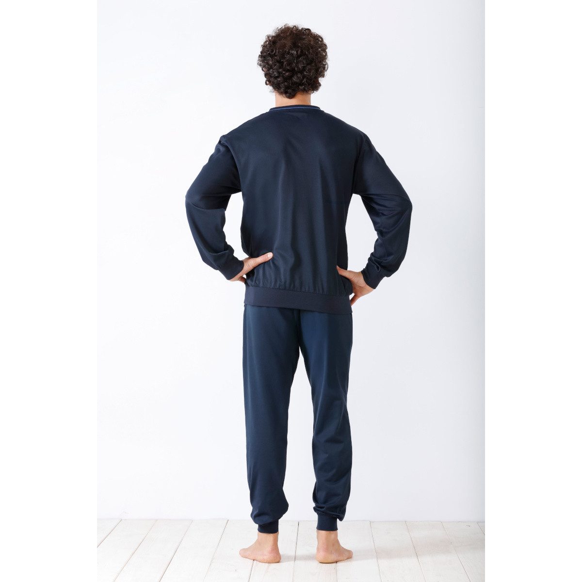 Hajo Pyjama Hajo, Schlafanzug Klima-Komfort 53859 günstig online kaufen