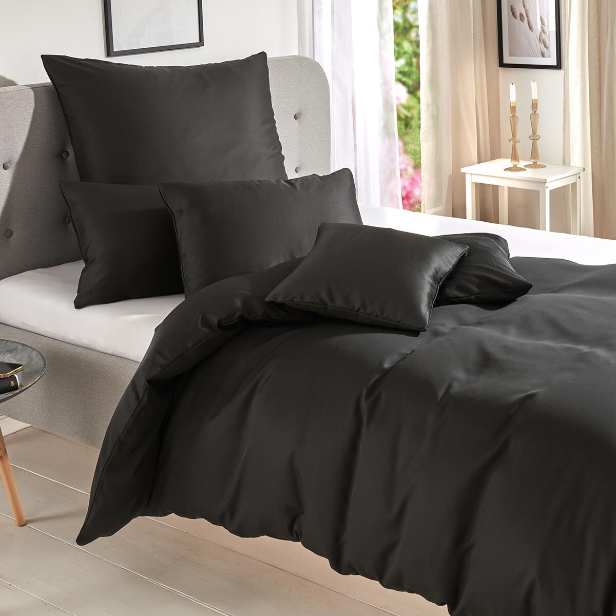 TRAUMSCHLAF Bettwäsche Uni Tencel™ Lyocell, Lyocell, 3 teilig, glatte Oberf günstig online kaufen