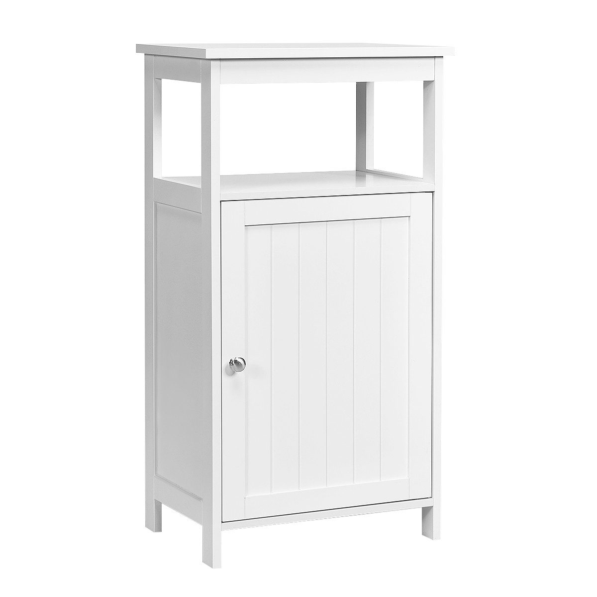 COSTWAY Badkommode, Badezimmerschrank mit verstellbarem Regal,40x30x70cm