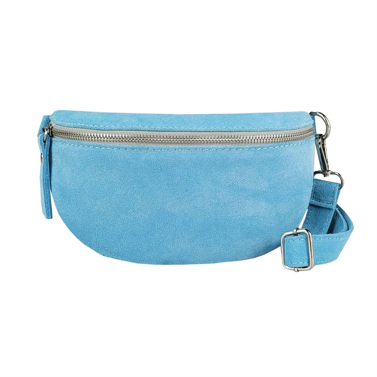 Bauchtasche MADE IN ITALY Damen Leder Gürteltasche Hüfttasche CrossBody Bag Handy