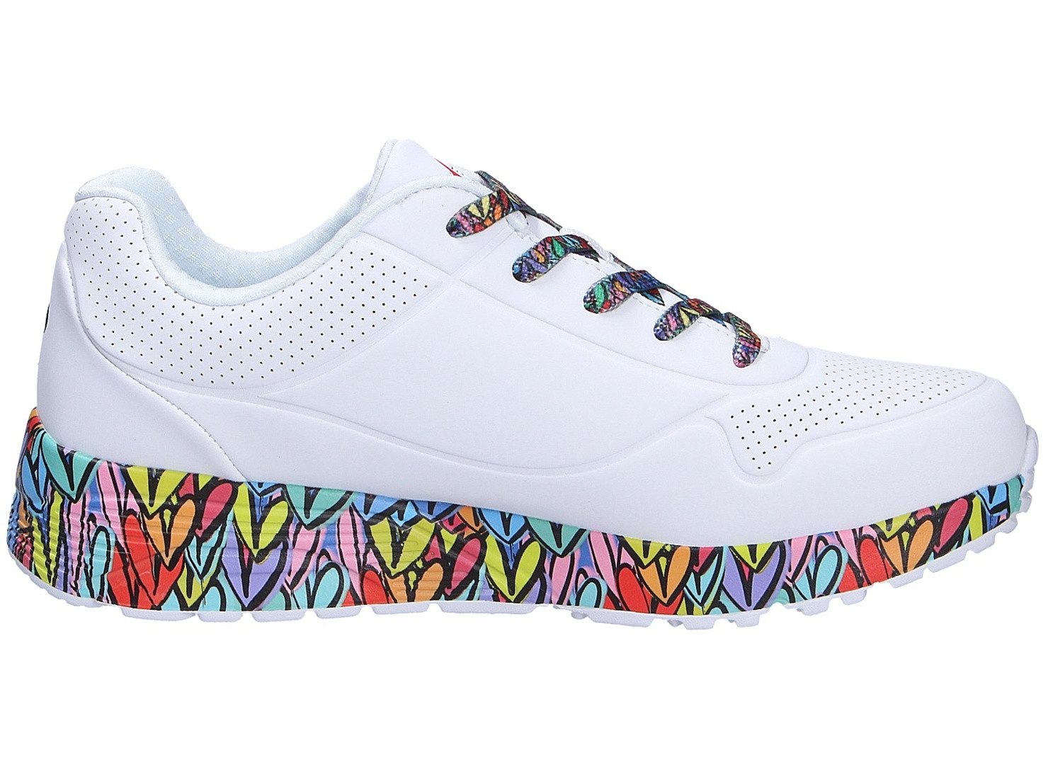 Skechers Skechers Mädchen Halbschuh UNO weiß Größe Schnürschuh
