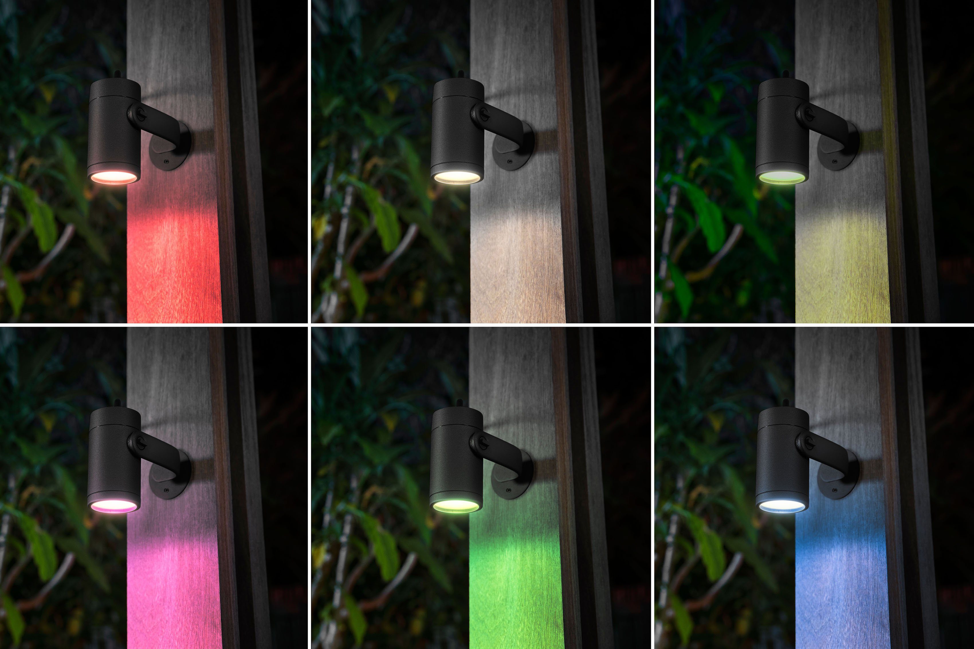 Philips Hue fest 1- Home, oder Farbwechsel, Erweiterung LED Lily, Tageslichtweiß, integriert, Neutralweiß, Netzteil) Gartenstrahler Warmweiß, - Kit LED Kaltweiß, Helligkeitsstufen, Smart erforderlich Leuchtdauer einstellbar, mehrere Dimmfunktion, (ohne 3-flammig Base Farbsteuerung