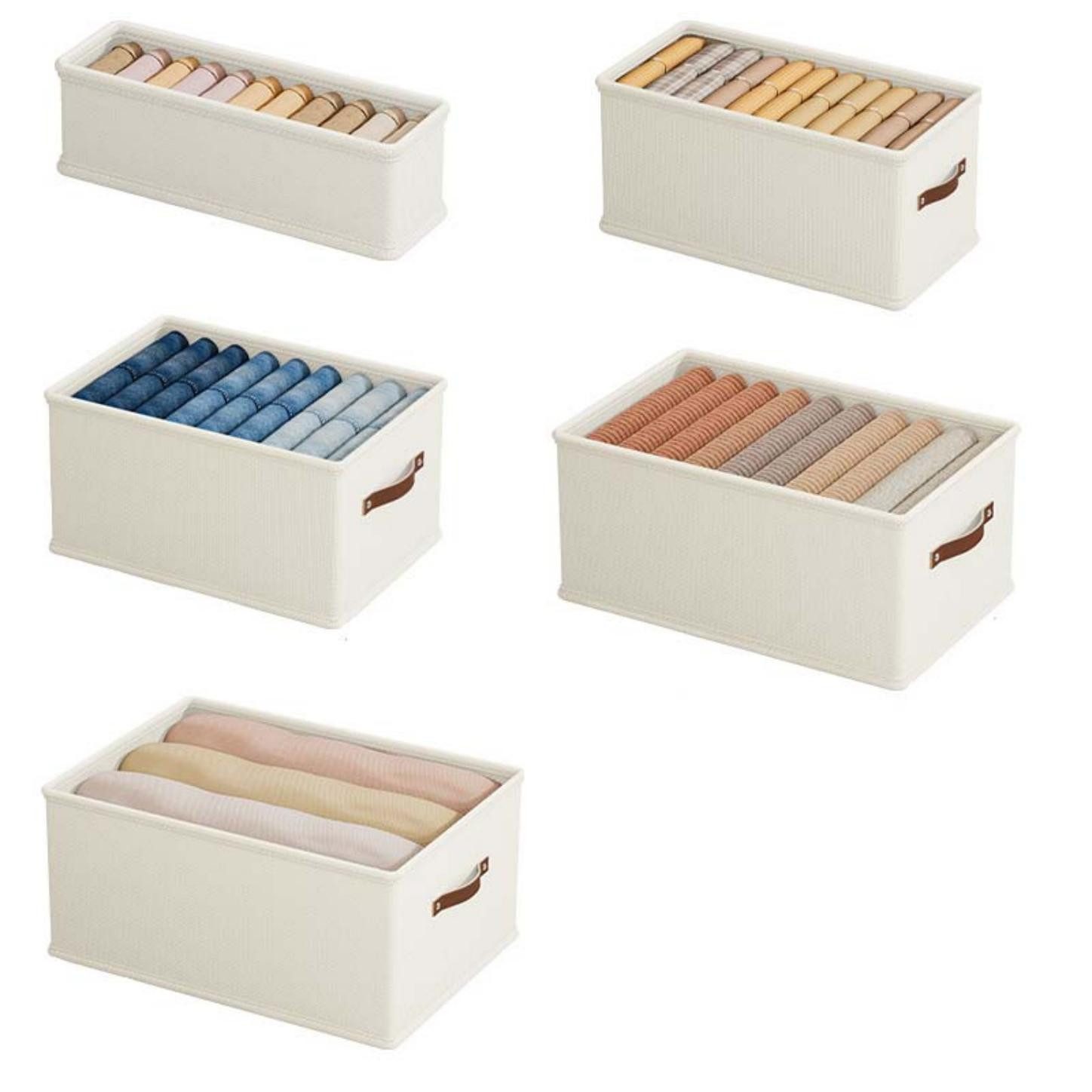 Coonoor Aufbewahrungsbox 5 Pack Faltbare Schrank günstig online kaufen