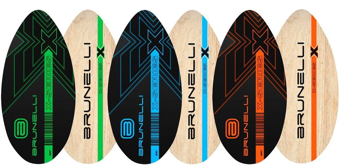 Brunelli SUP-Board Skimboard BRUNELLI Holz Beach Wood Skim Board - Groesse: 36 Zoll