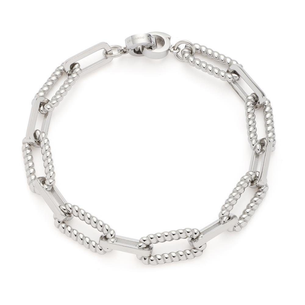 LEONARDO Edelstahlarmband Leonardo Clip ...