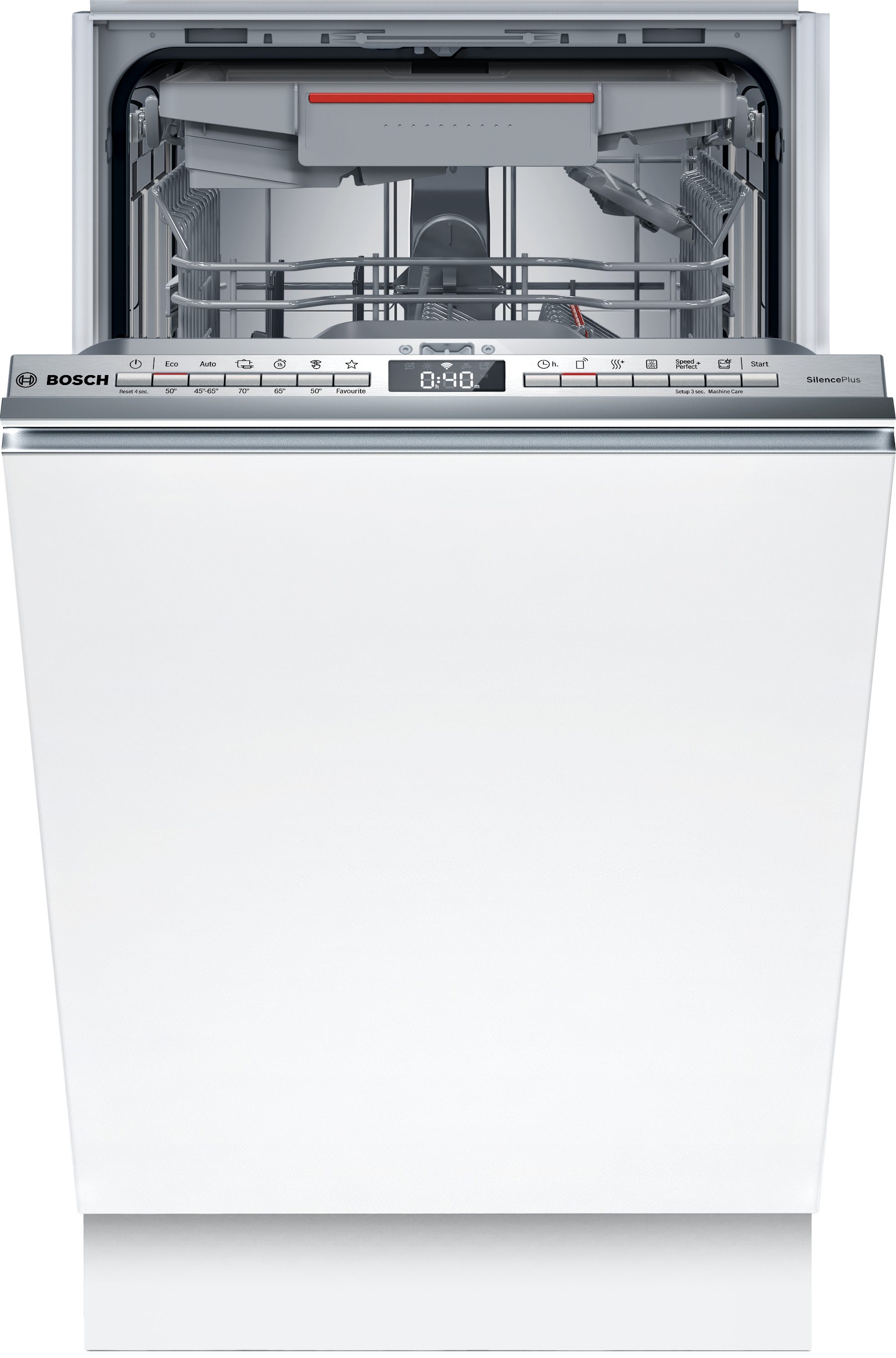 BOSCH vollintegrierbarer Geschirrspüler Serie 4 SPV4HMX49E, 10 Maßgedecke, Info Light - Erlischt am Ende des Spülvorgangs