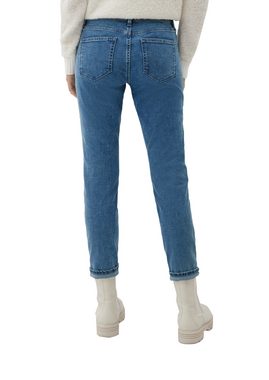 s.Oliver 7/8-Jeans Slim: Jeans mit Ziernaht Waschung