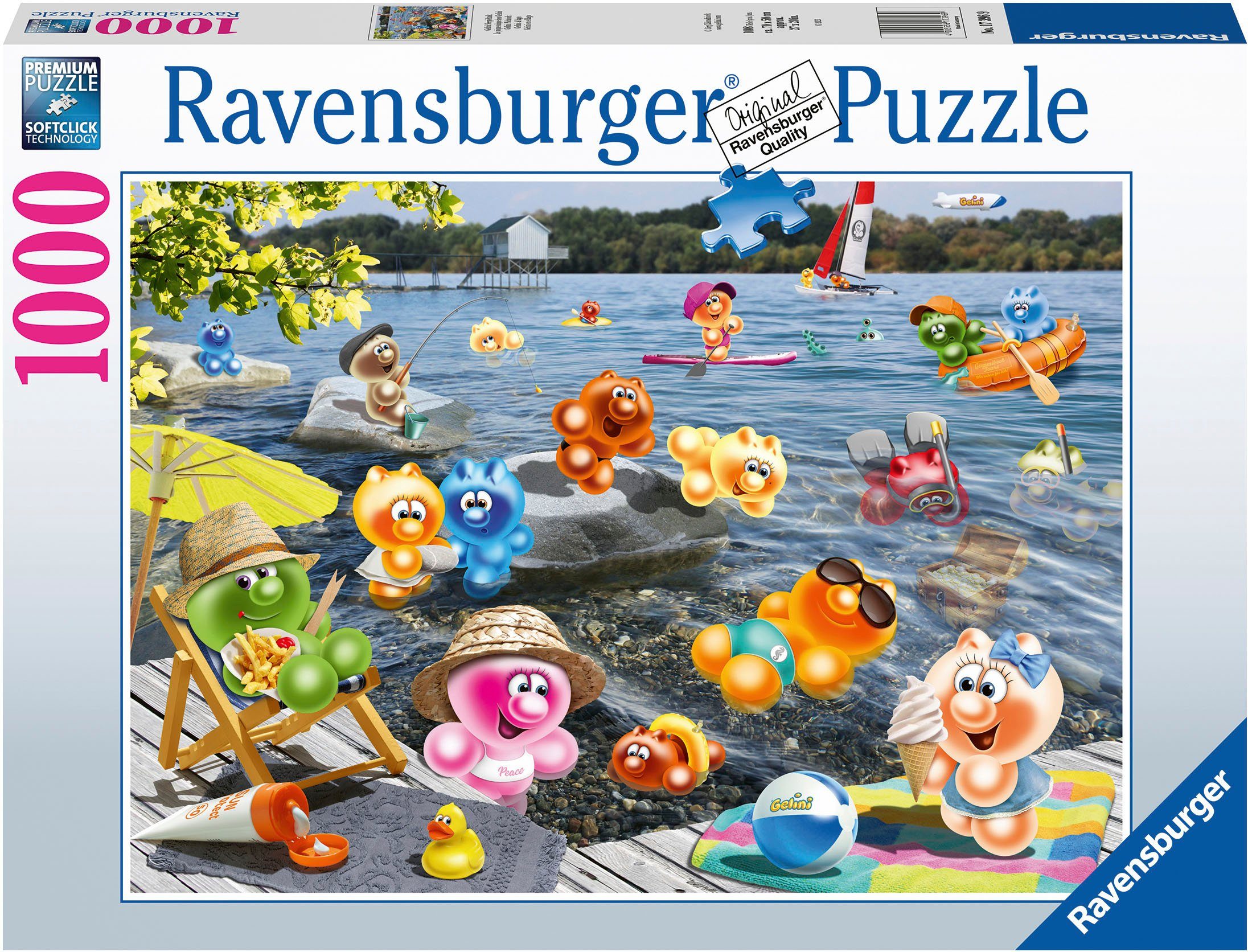 Puzzle schützt Germany; - weltweit Seepicknick, - Wald Gelini FSC® Made Ravensburger in Puzzleteile, 1000