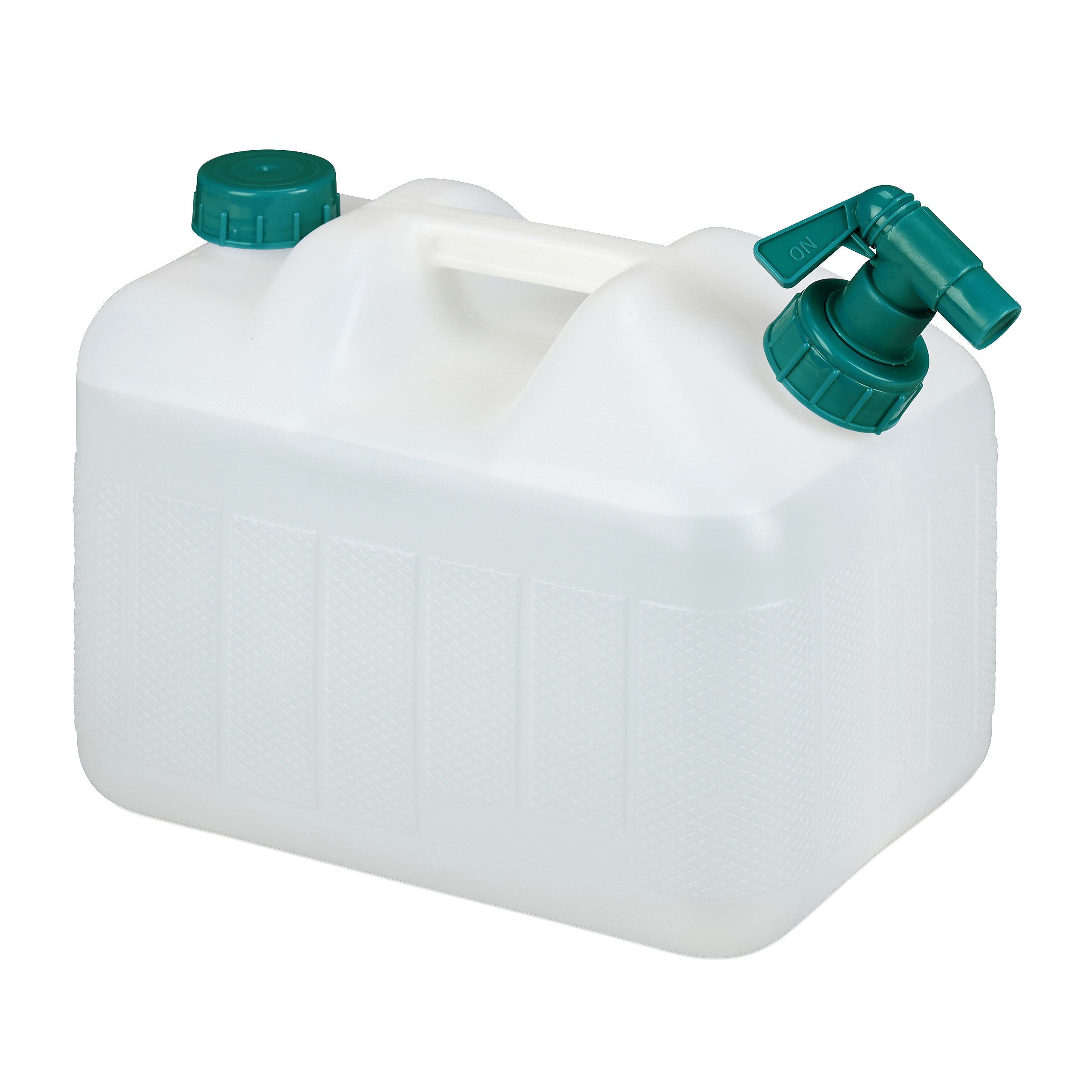 relaxdays Kanister Wasserkanister mit 10 Hahn, Liter