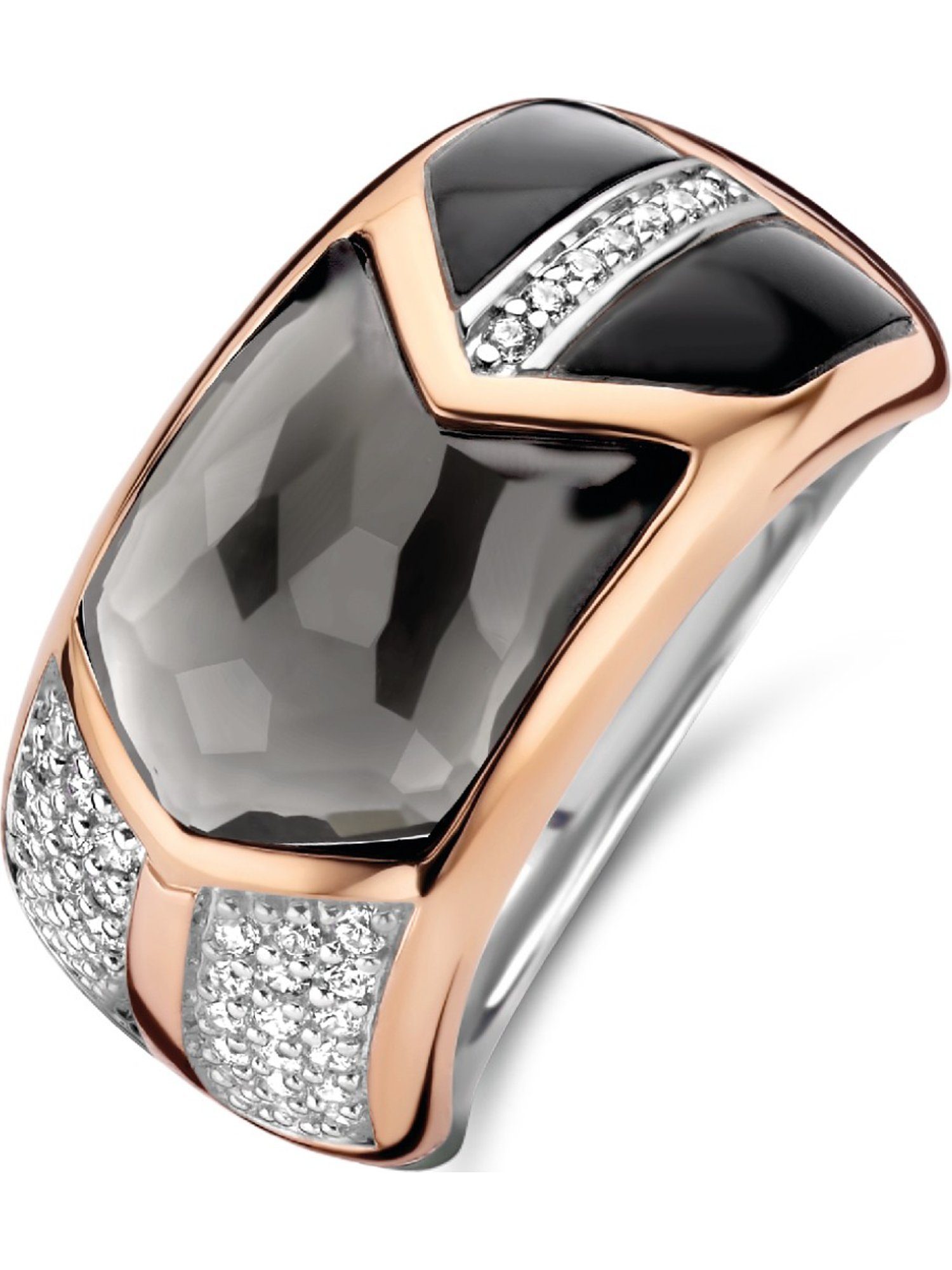 TI SENTO - Milano Fingerring Ti Sento - Milano Damenring, Kristall