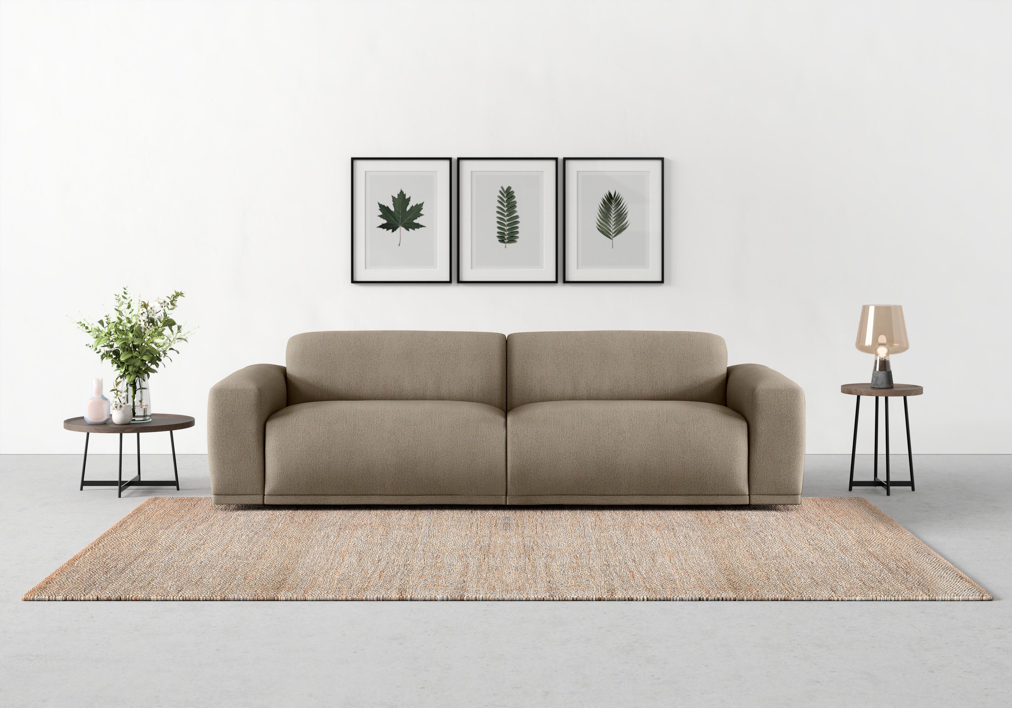 TRENDMANUFAKTUR Big-Sofa "Braga, mit hochwertigem Kaltschaum, Megasofa, in günstig online kaufen
