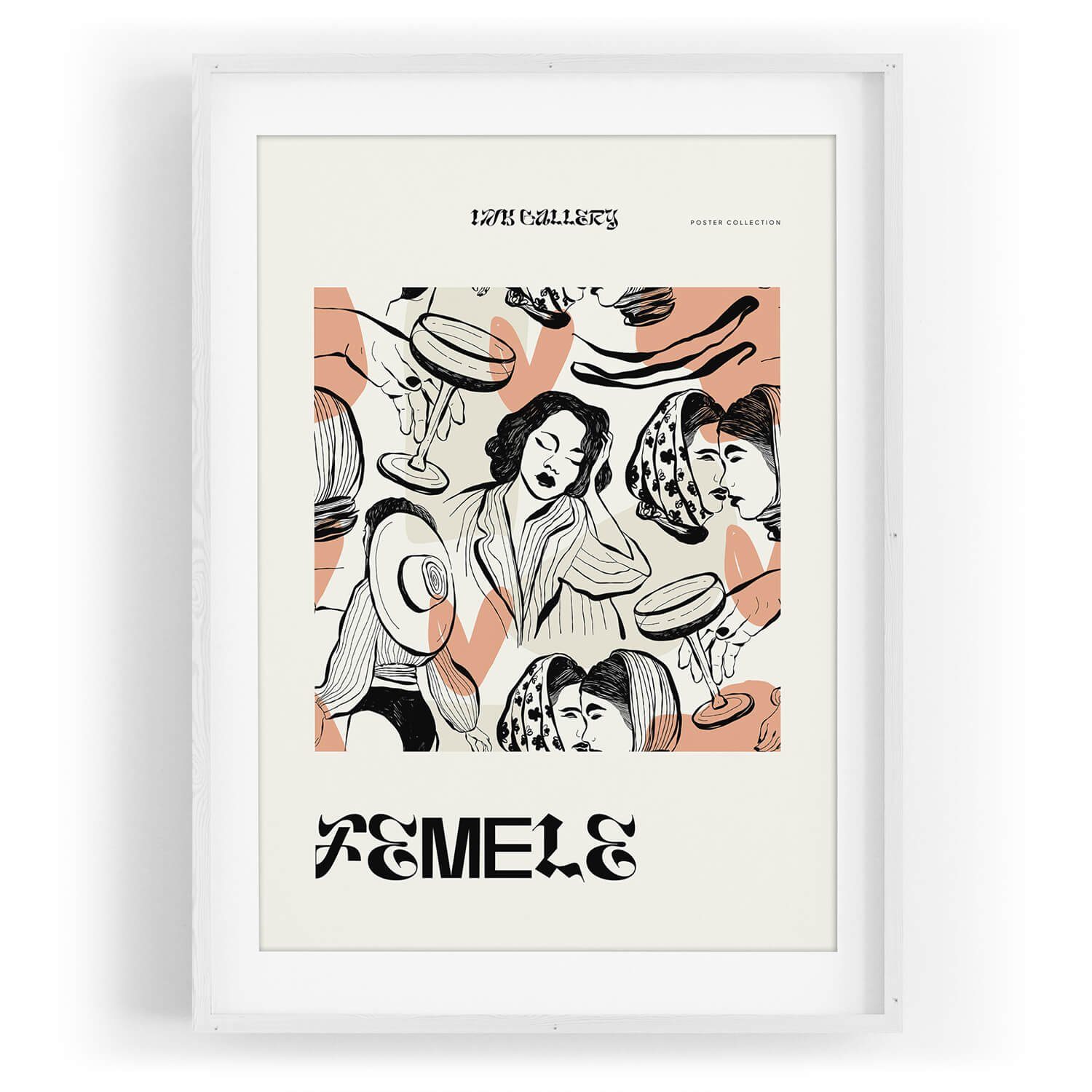 Sinus Art Wandbild Femininity Schöne Illustration Feminin Rebellisch Dekorativ Abstrakt. € 35,00