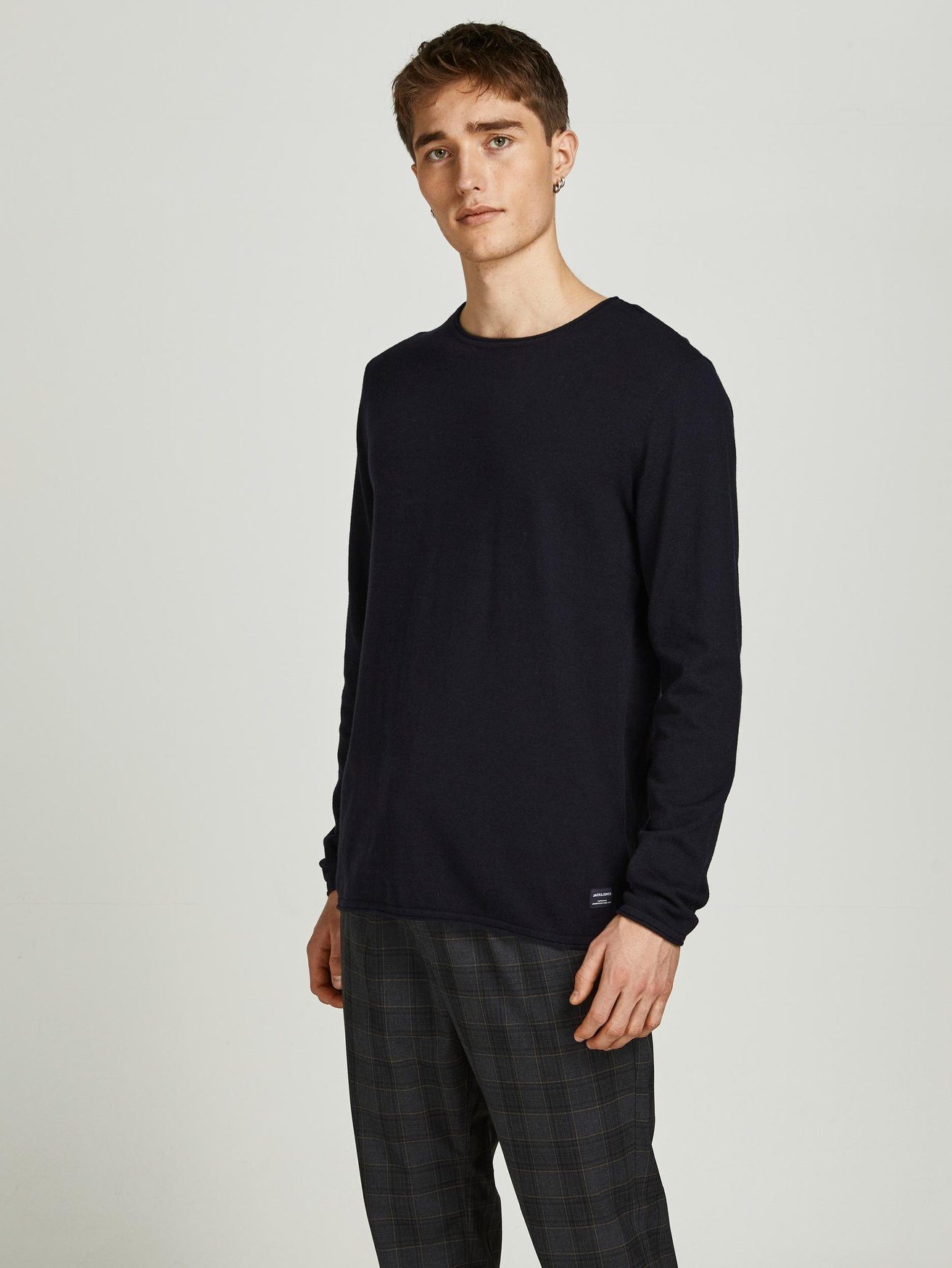 Jack & Jones Herren Sweater Pullover mit Rundhals Ausschnitt JJEHILL günstig online kaufen