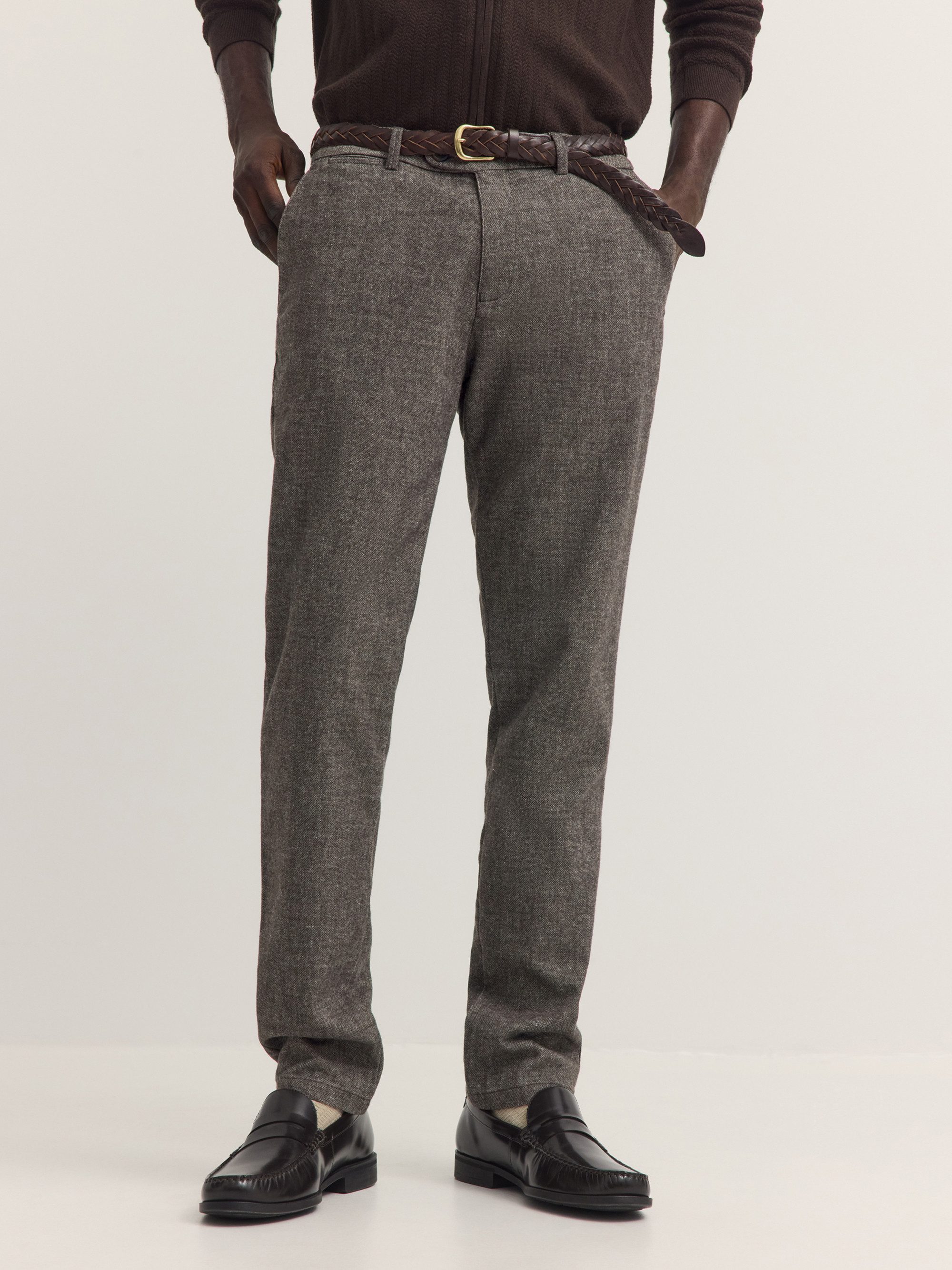 bugatti Chinohose Modern Fit Modern Fit Baumwollmix Soft Touch
