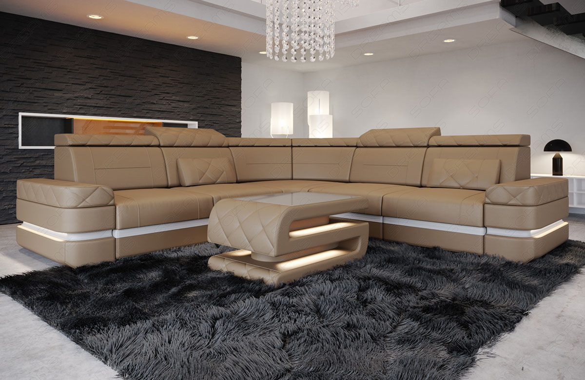 Sofa Dreams Ecksofa Ledersofa Positano L günstig online kaufen