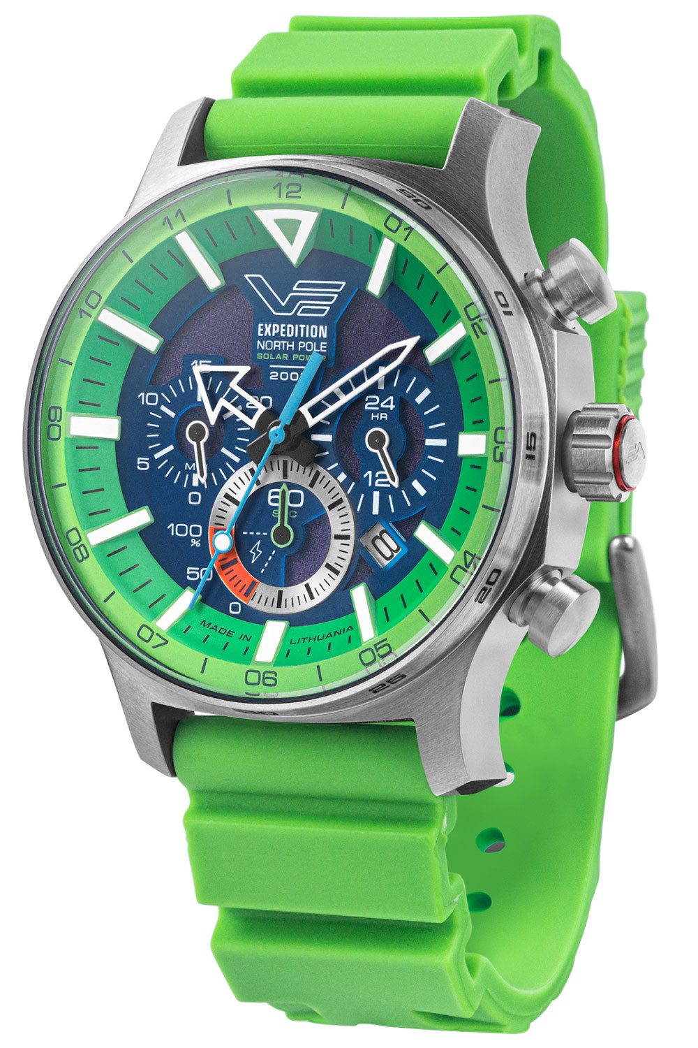 Vostok Europe Chronograph Herren-Solaruhr Expedition North Pole Polar Spruc günstig online kaufen