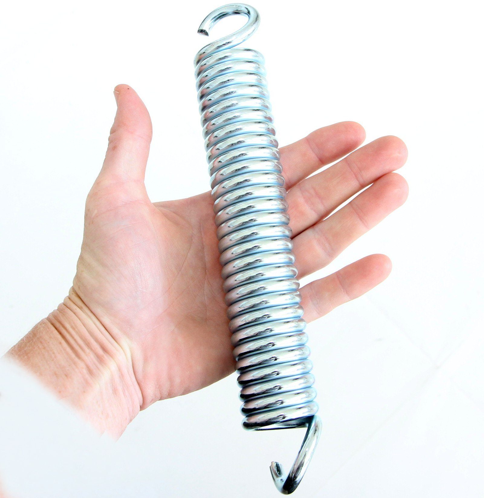 BAY-Sports Boxsackhalterung Feder 22 cm Dämpfung für Sandsack Boxsack Aufhängung