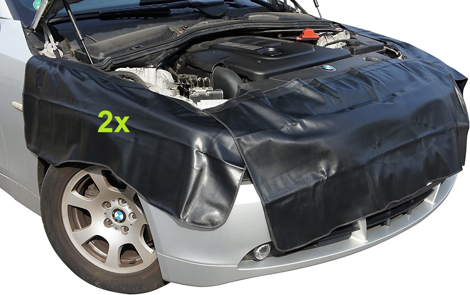 BAYLI Kotflügelschoner 2er Set PKW Kotflügelschoner magnetisch - Automechaniker Kotflügelschu