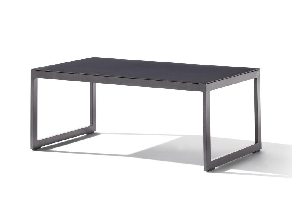 Loungetisch (1) mit Gartentisch cm EXKLUSIV sieger Glasplatte 110x60x44 Sieger