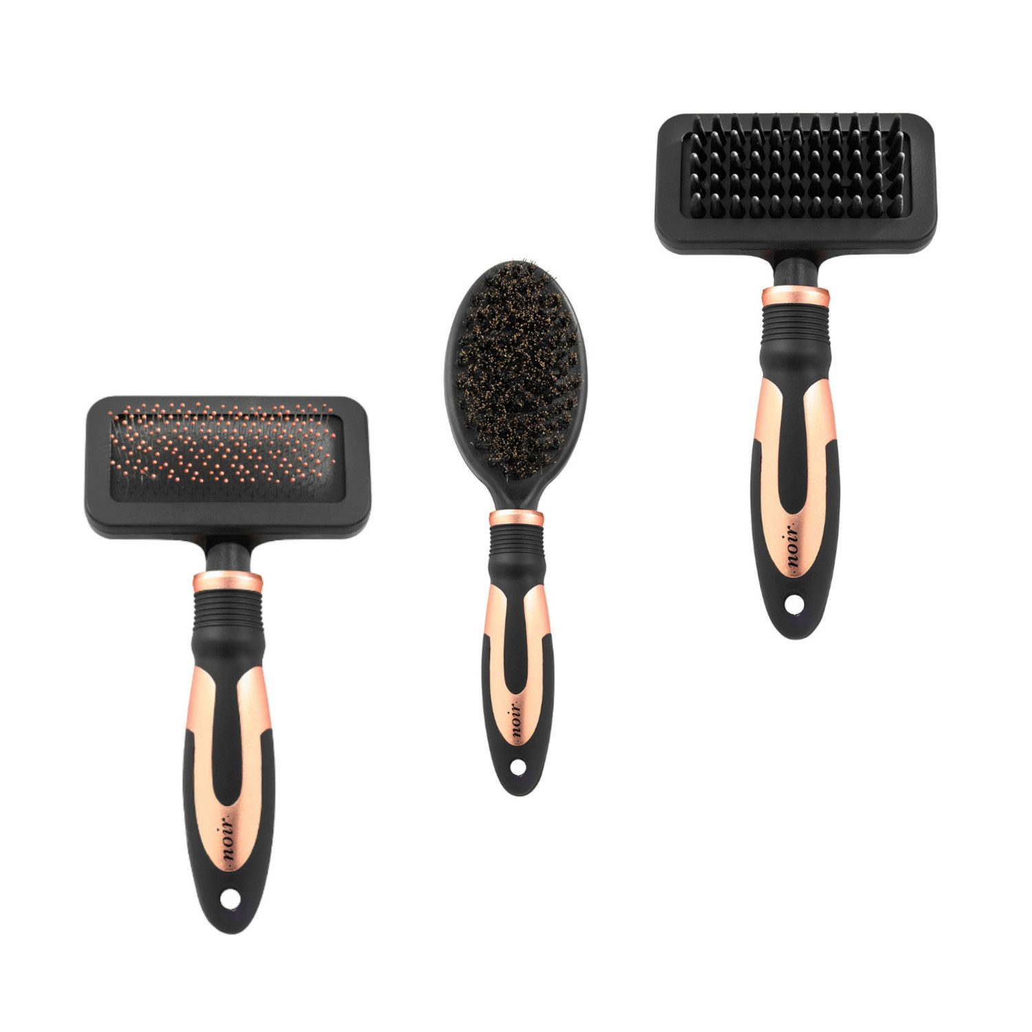 EBI Fellbürste EBI Noir Set Daily Care - M