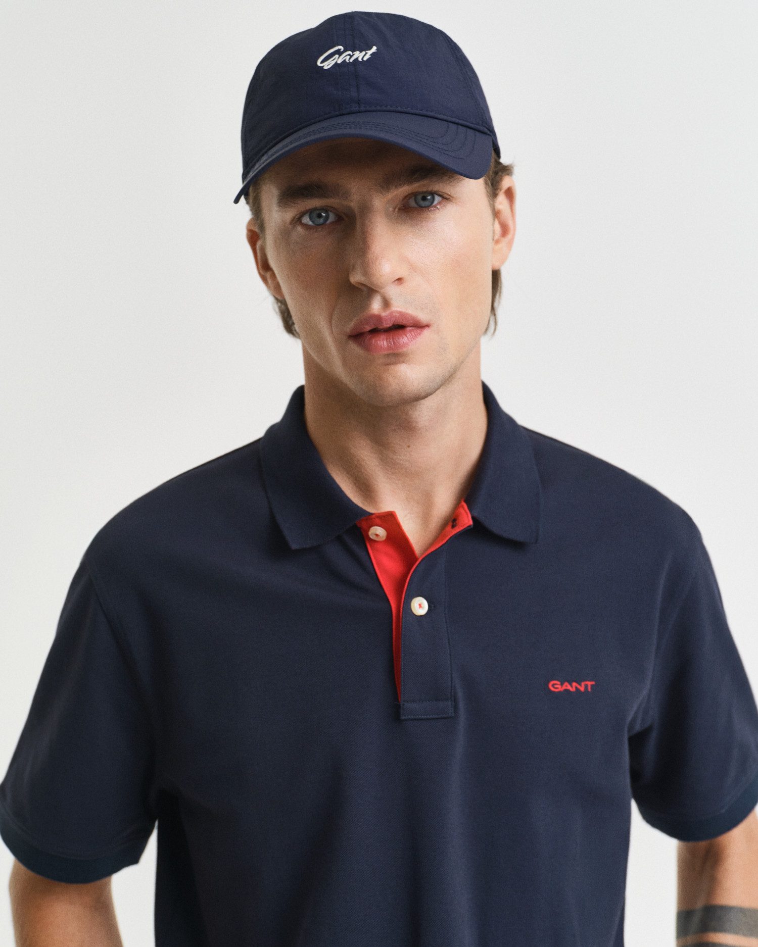 Gant Poloshirt REG CONTRAST PIQUE SS RUGGER mit kontrastfarbenen Einsätzen