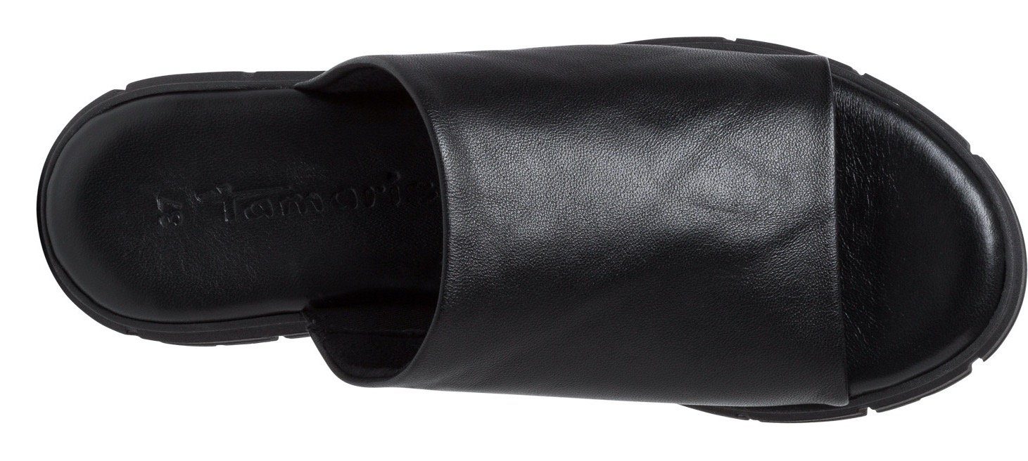 Tamaris Pantolette, Plateau, Sommerschuh, Schlappen im monochromen Look. € 62,96