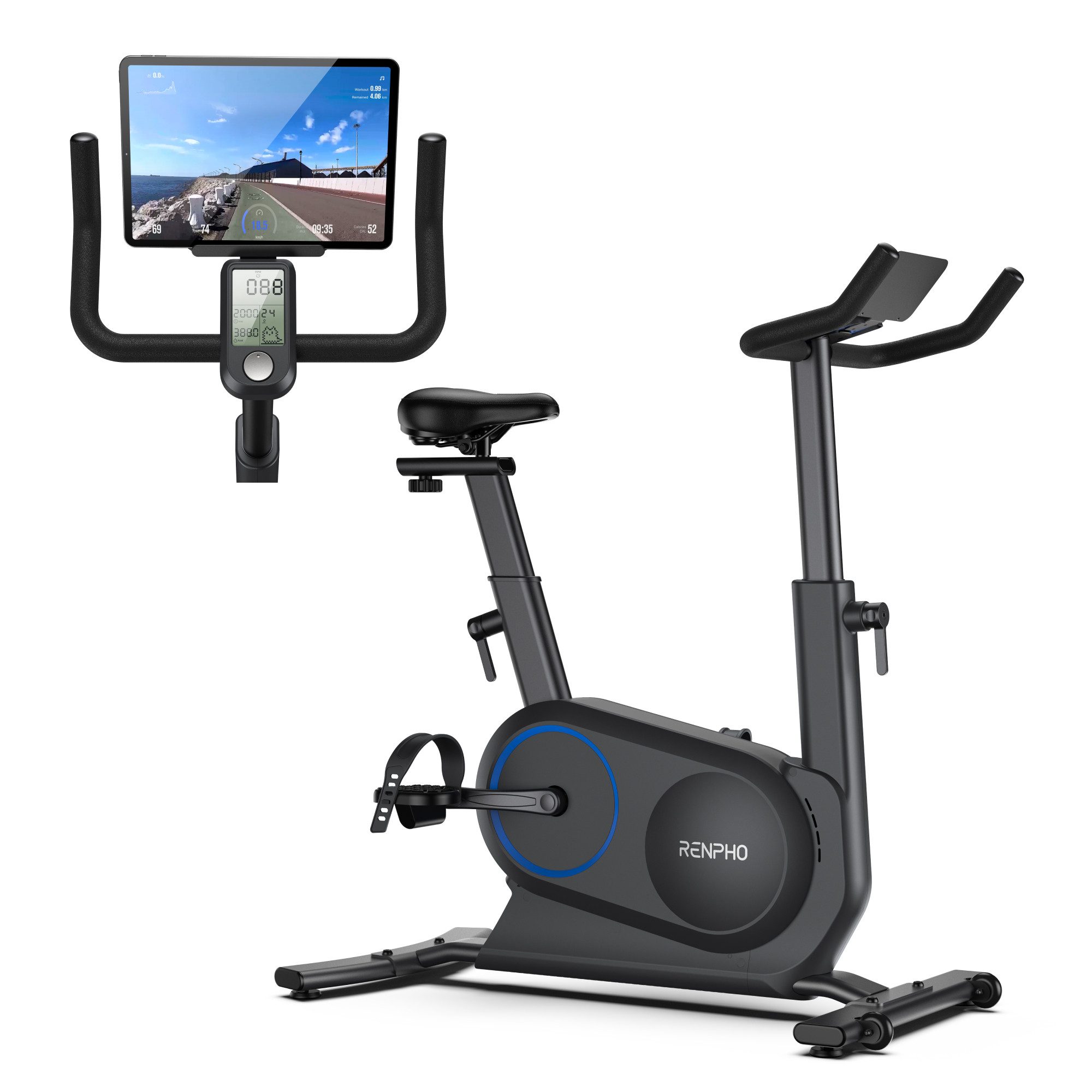 RENPHO Heimtrainer RENPHO AI Smart Bike 2