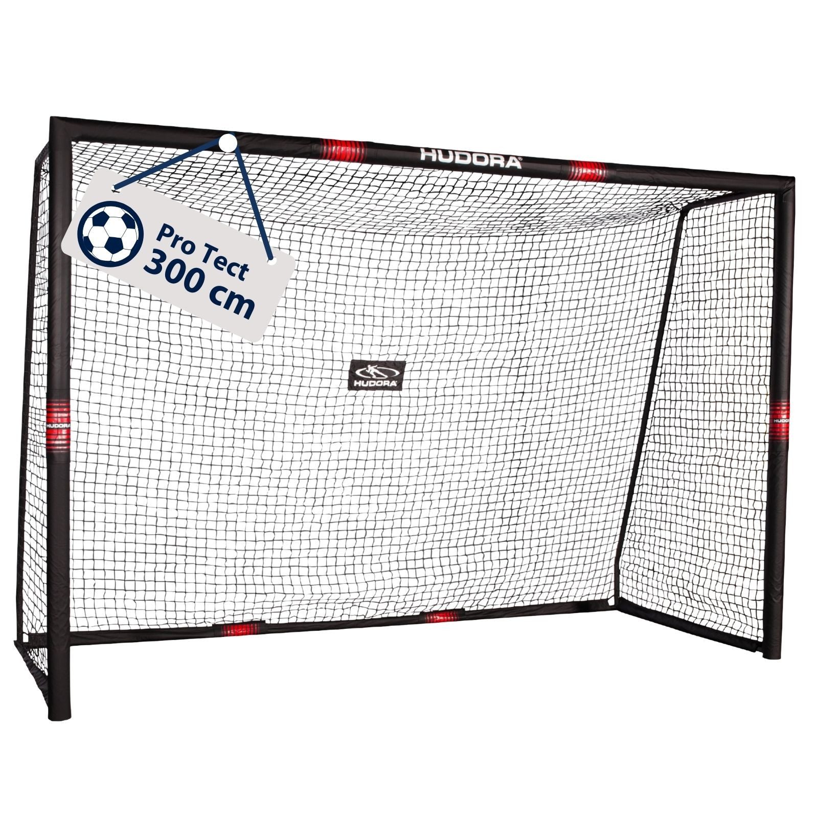 Hudora Fußballtor HUDORA Fußballtor Pro Tect - Fußballtor für Kinder und Erwachsene (Schaumstoff ummanteltes Fußballtor mit Netz), hochwertige Torwand mit Aufprallschutz