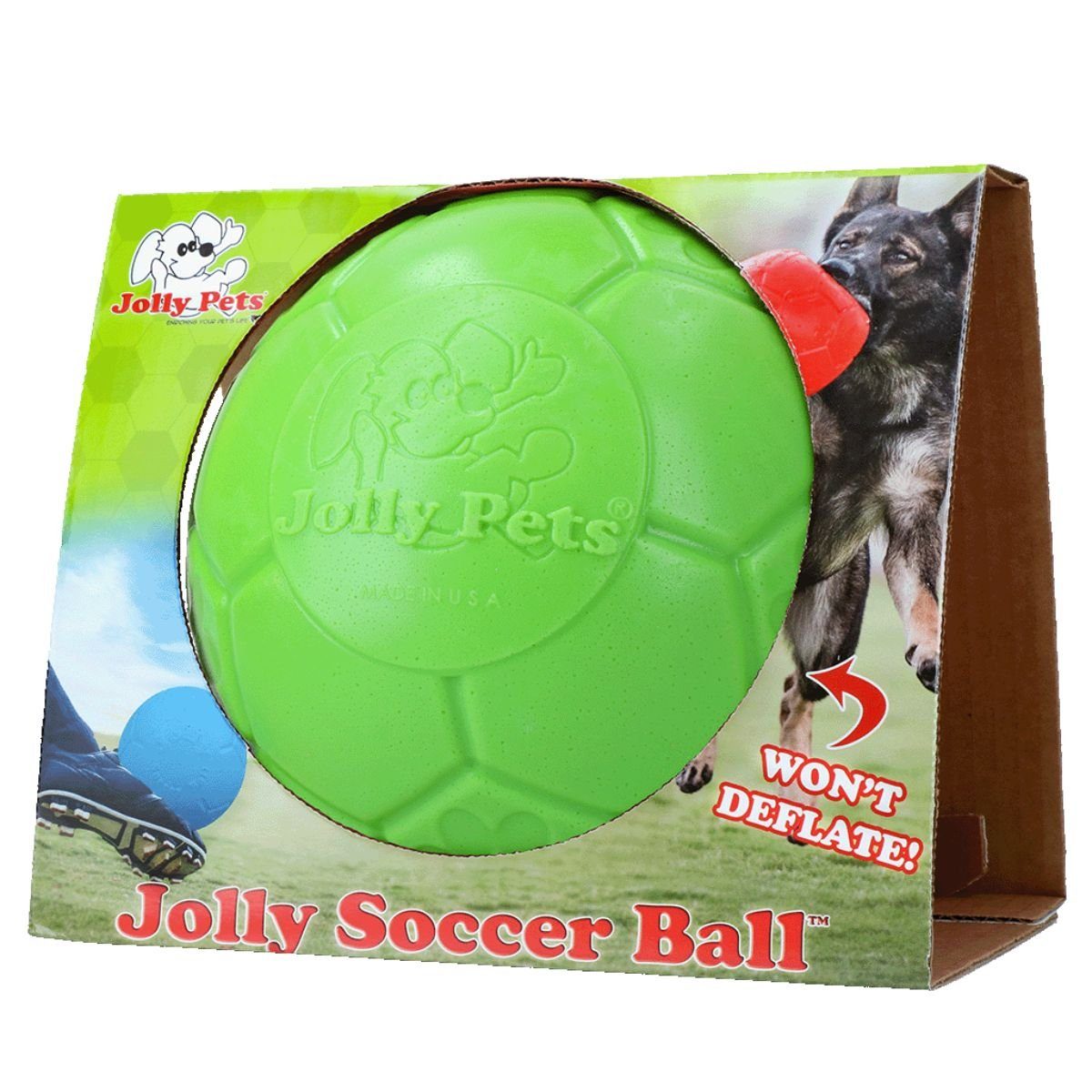 Jolly Pets Tierball Jolly Soccer Ball 20cm Fußball Apfel Grün | Sportbälle