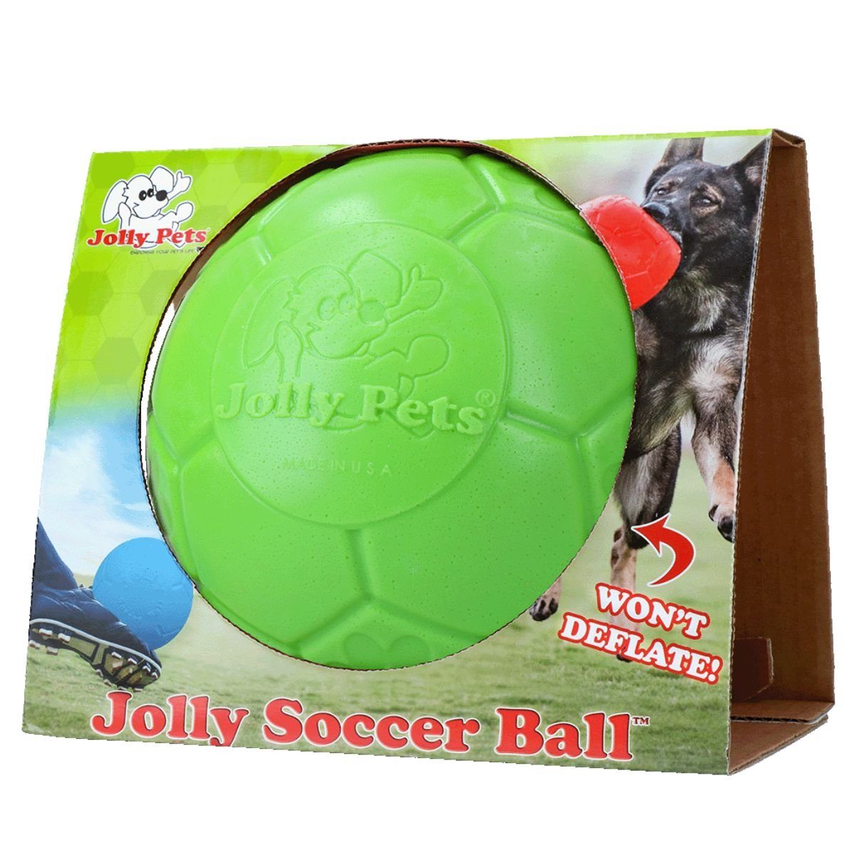Tierball Jolly Soccer Ball 20cm Fußball Apfel Grün