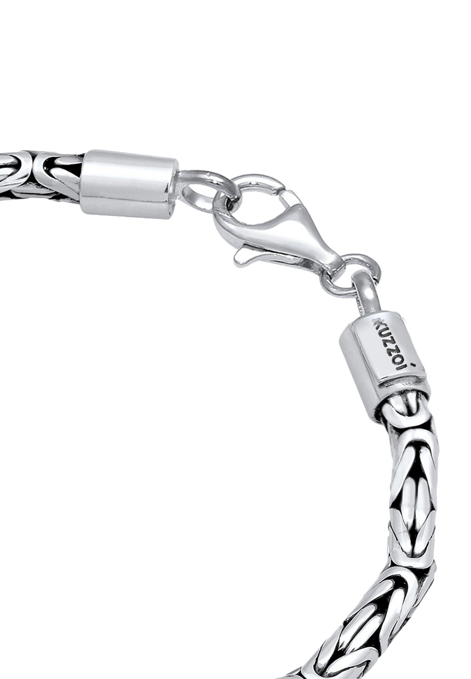 Kuzzoi Armband Herren Königskette Robust 925 Silber