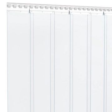 Vorhang Streifenvorhang Rolle PVC 3 mm x 300 mm 25 m, furnicato, (1 St)