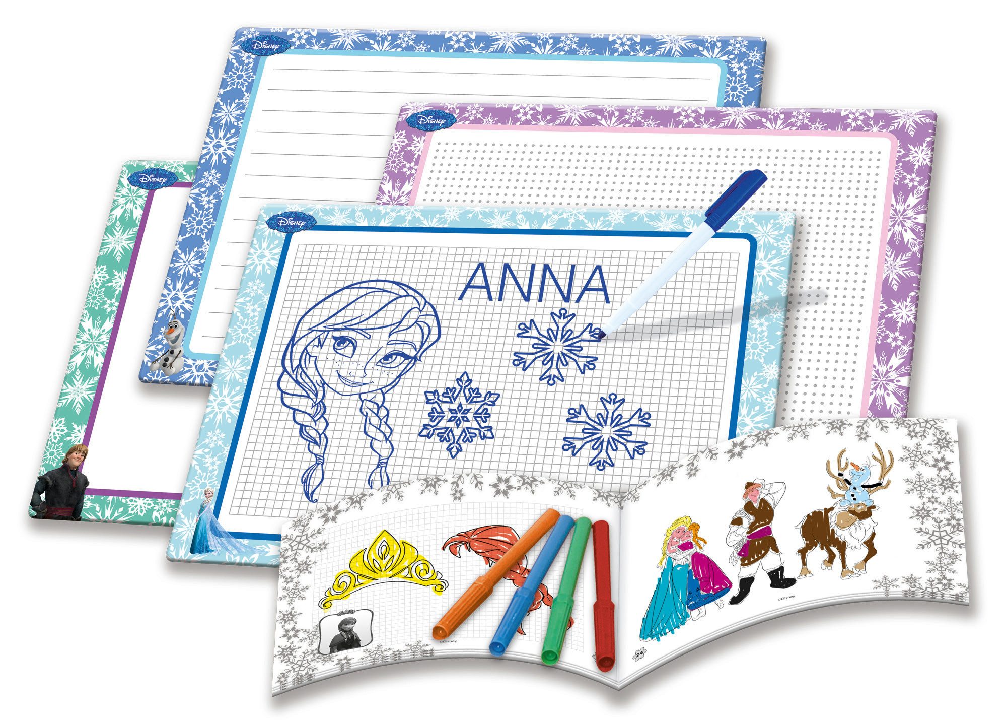 Lisciani Kreativset Frozen Zeichenschule Malset Schreibtafeln zeichnen male günstig online kaufen