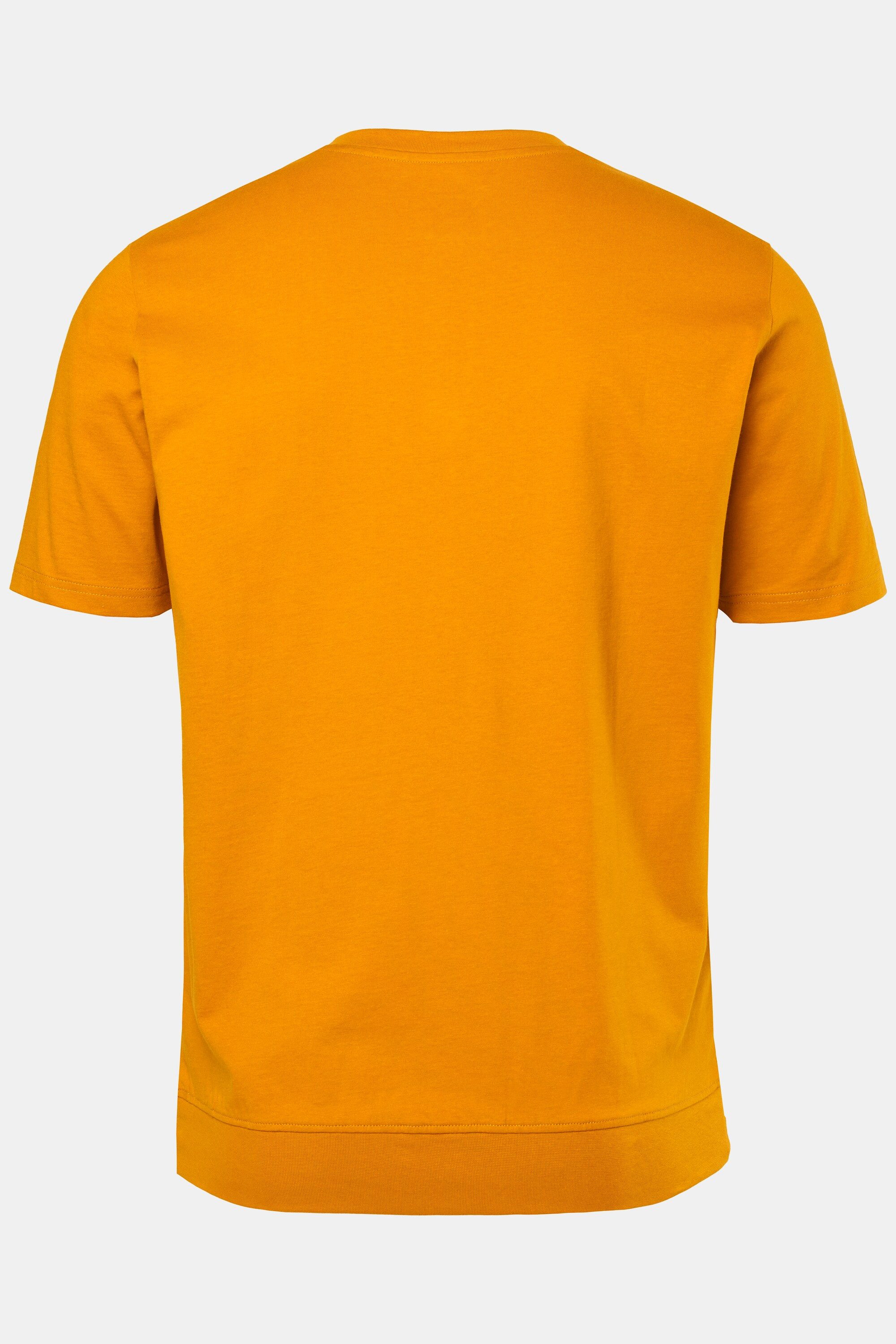 JP1880 T-Shirt Henley Bauchfit Halbarm Rundhals