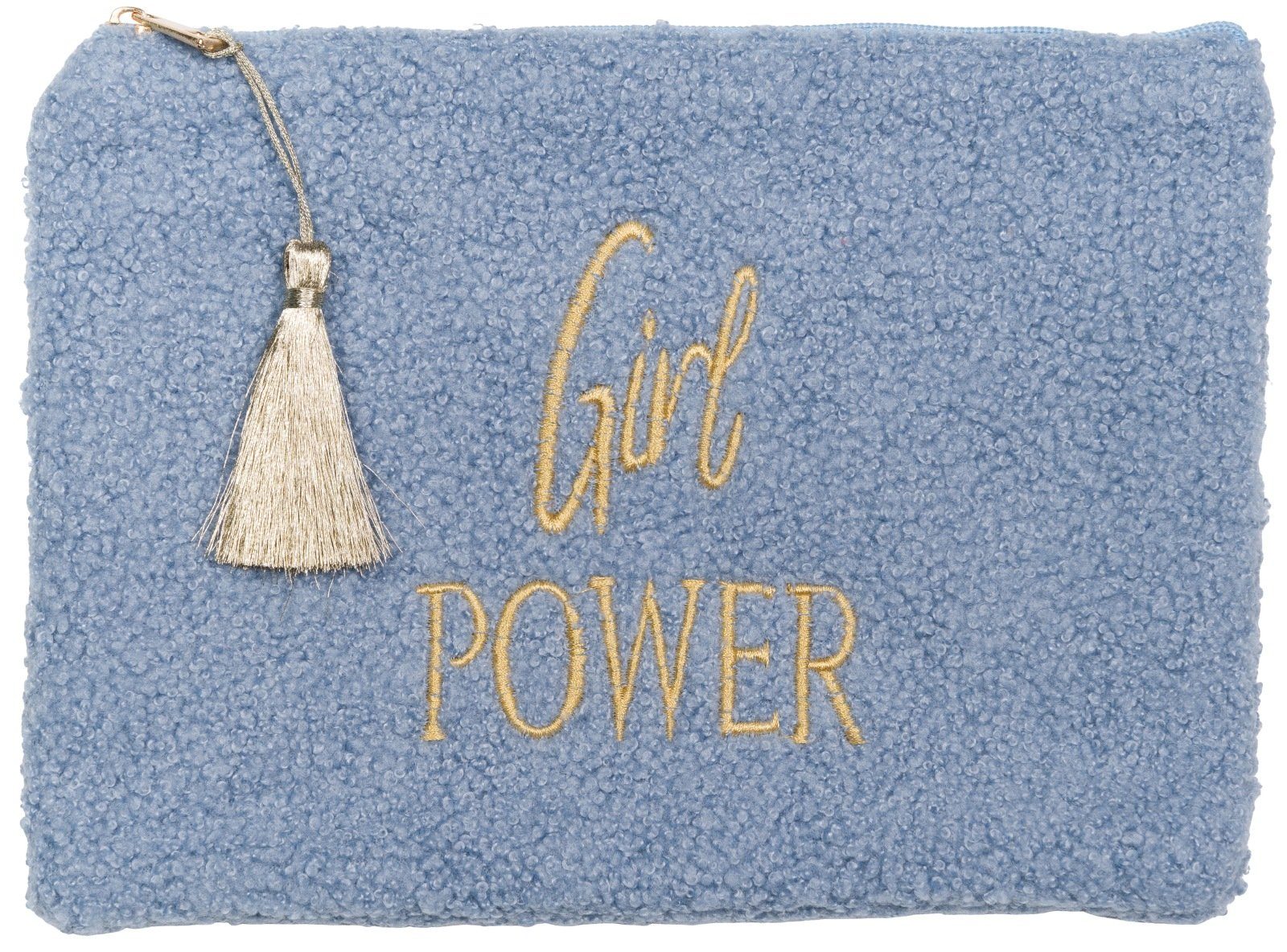 Girl Beautybag Blau Power (1-tlg), Kosmetiktasche styleBREAKER