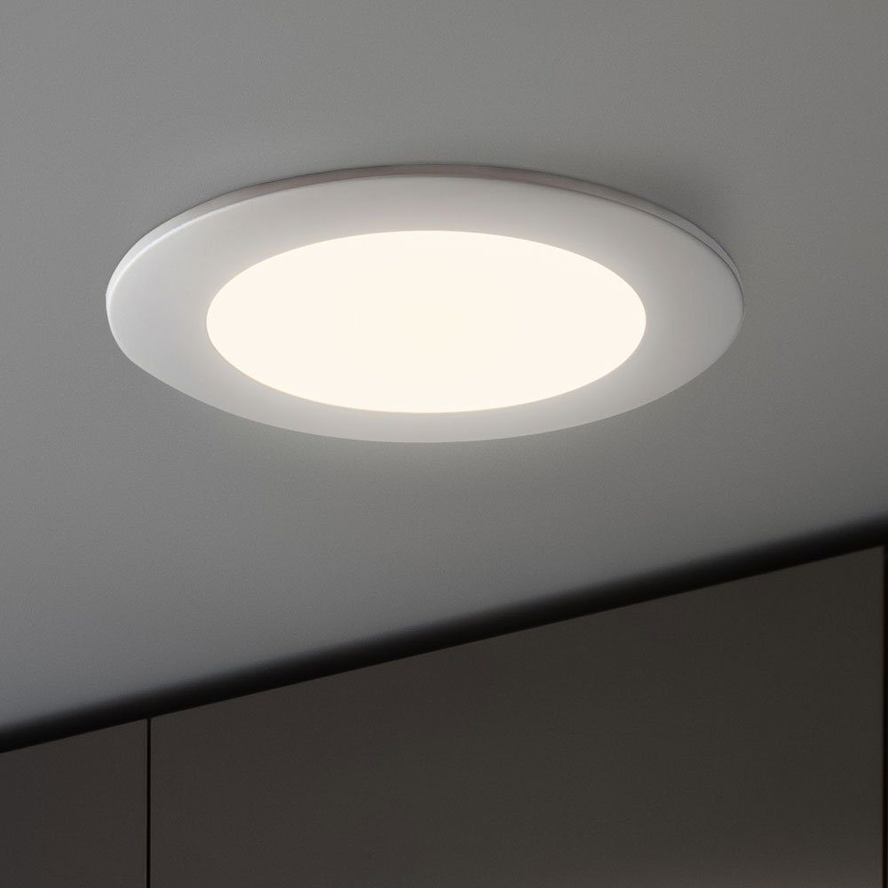 LED LED-Leuchtmittel Deckenlampe fest Tageslichtweiß, LED Kaltweiß, V-TAC Einbaulampe Tageslichtlampe 14,5cm Panel verbaut, D Panel, Flurleuchte